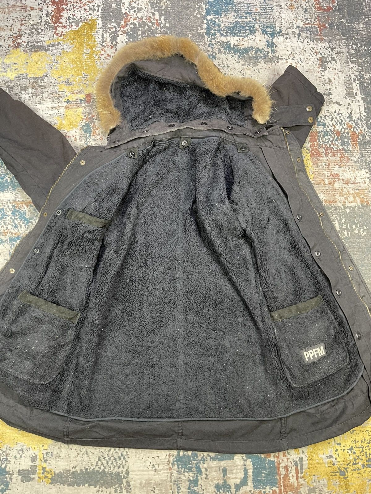 PPFM PPFM Fur Trimmed Hood Gothic Punk Jacket Size US M / EU 48-50 / 2 - 8 Thumbnail
