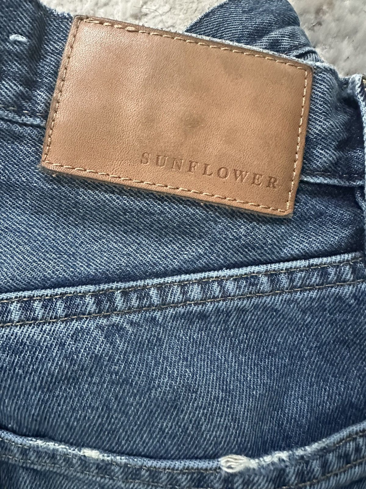 Sunflower Wide Leg Twisted Denim Size US 31 - 4 Thumbnail