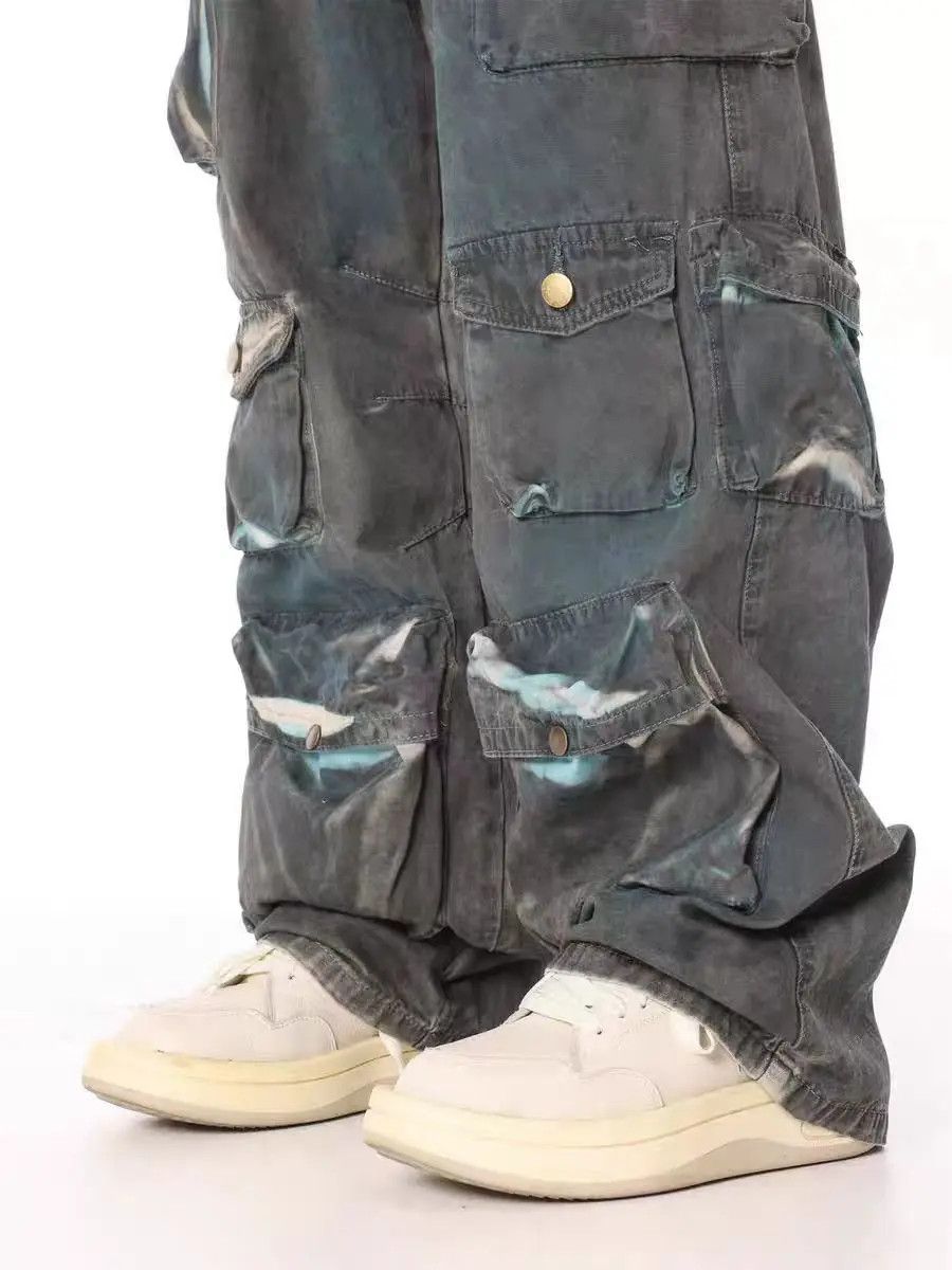 Designer × Japanese Brand Vintage Streetwear Hip Hop Loose Casual Pants Size US 33 - 2 Thumbnail
