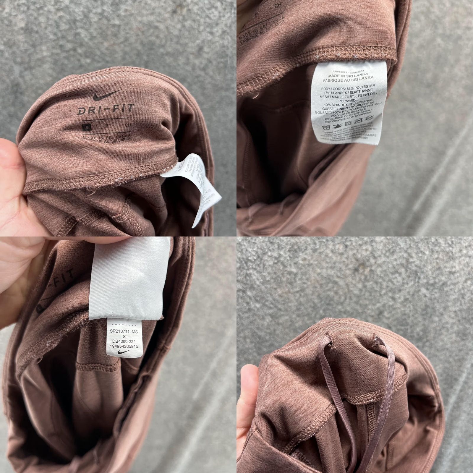 Nike Nike Leggings Women Small Pants Drawstring Orange Yoga Outdoors Athletic Soft Size 28" / US 6 / IT 42 - 9 Thumbnail