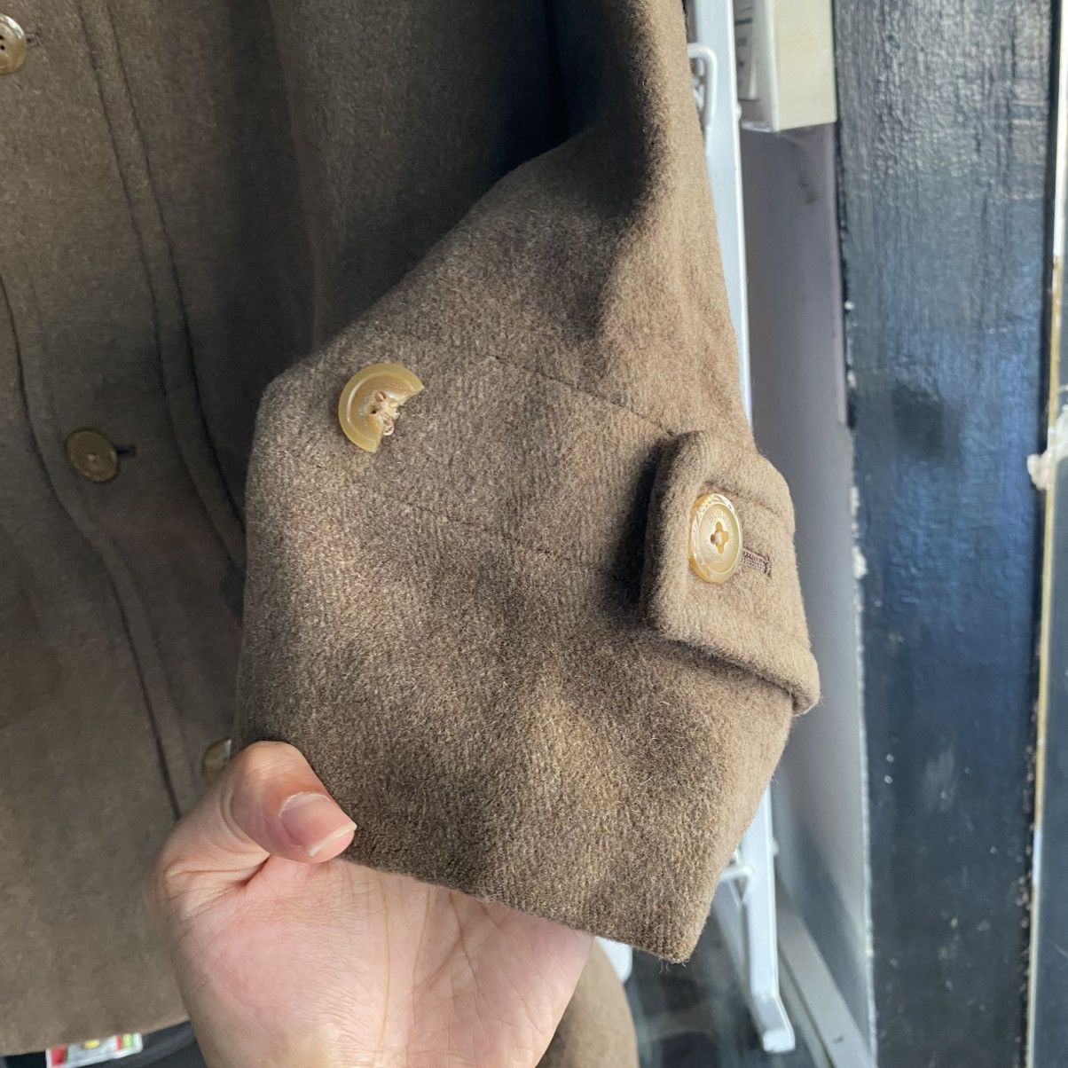 Burberry Burberry Brown Wool Car Coat Lining Vintage Luxury Overcoat Size US S / EU 44-46 / 1 - 7 Thumbnail