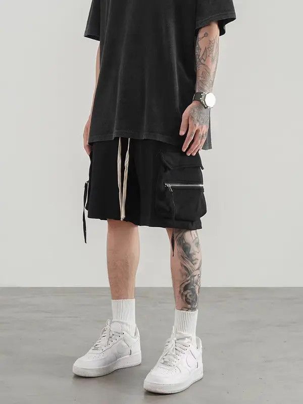 Japanese Brand VIBE Street hip hop skateboard streamer drawstring shorts Size US 30 / EU 46 - 2 Thumbnail