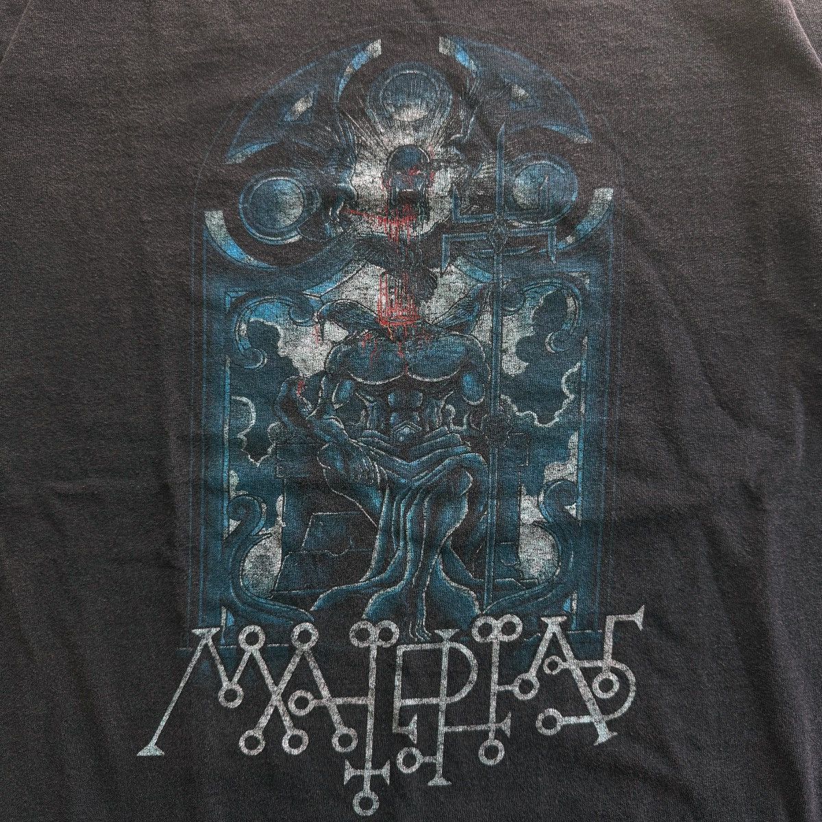 Vintage 2000s Y2K Malphas Black Metal Band Tee Size US L / EU 52-54 / 3 - 3 Thumbnail