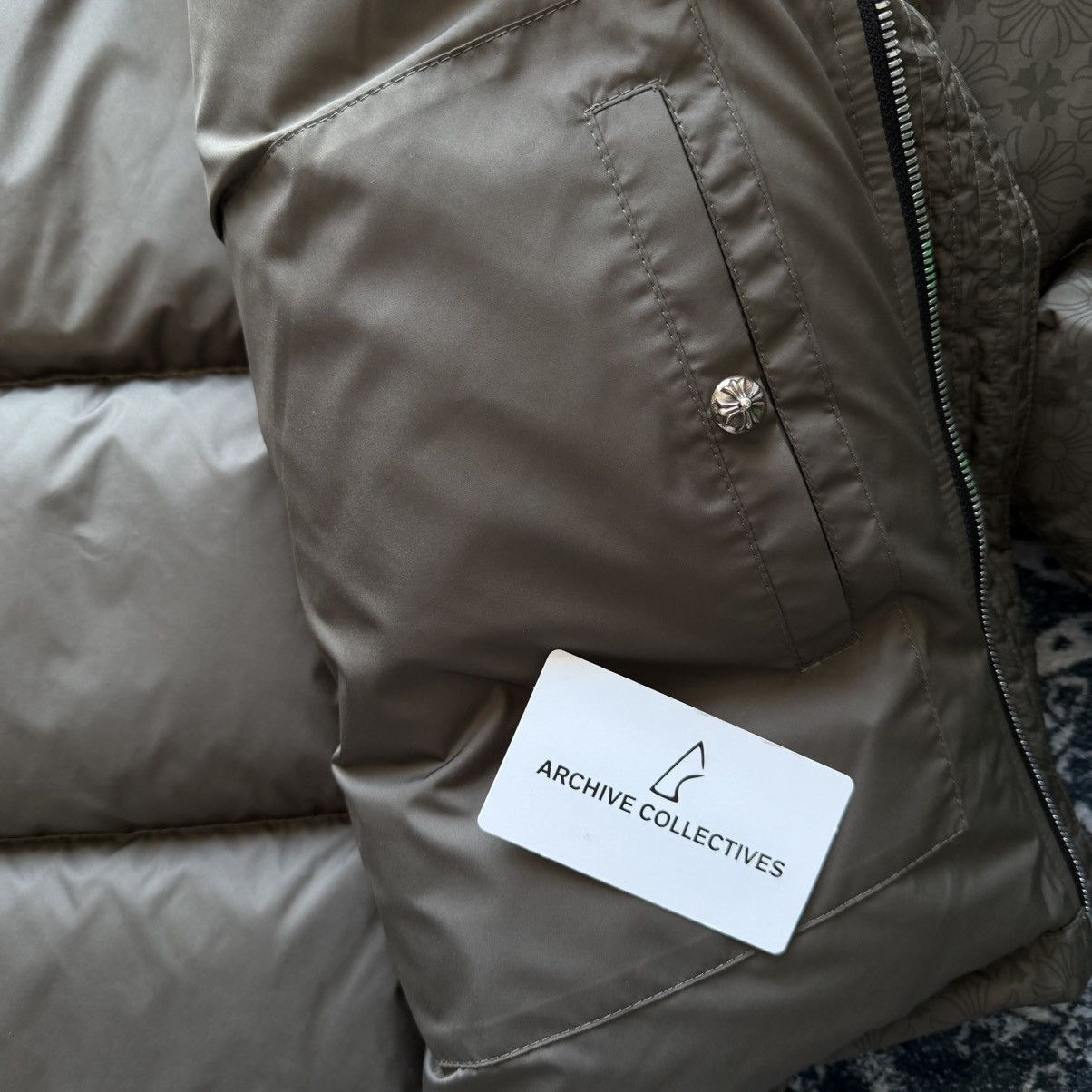 Chrome Hearts Chrome Hearts Monogram Olive Puffer Down Jacket V2 Size US L / EU 52-54 / 3 - 10 Thumbnail