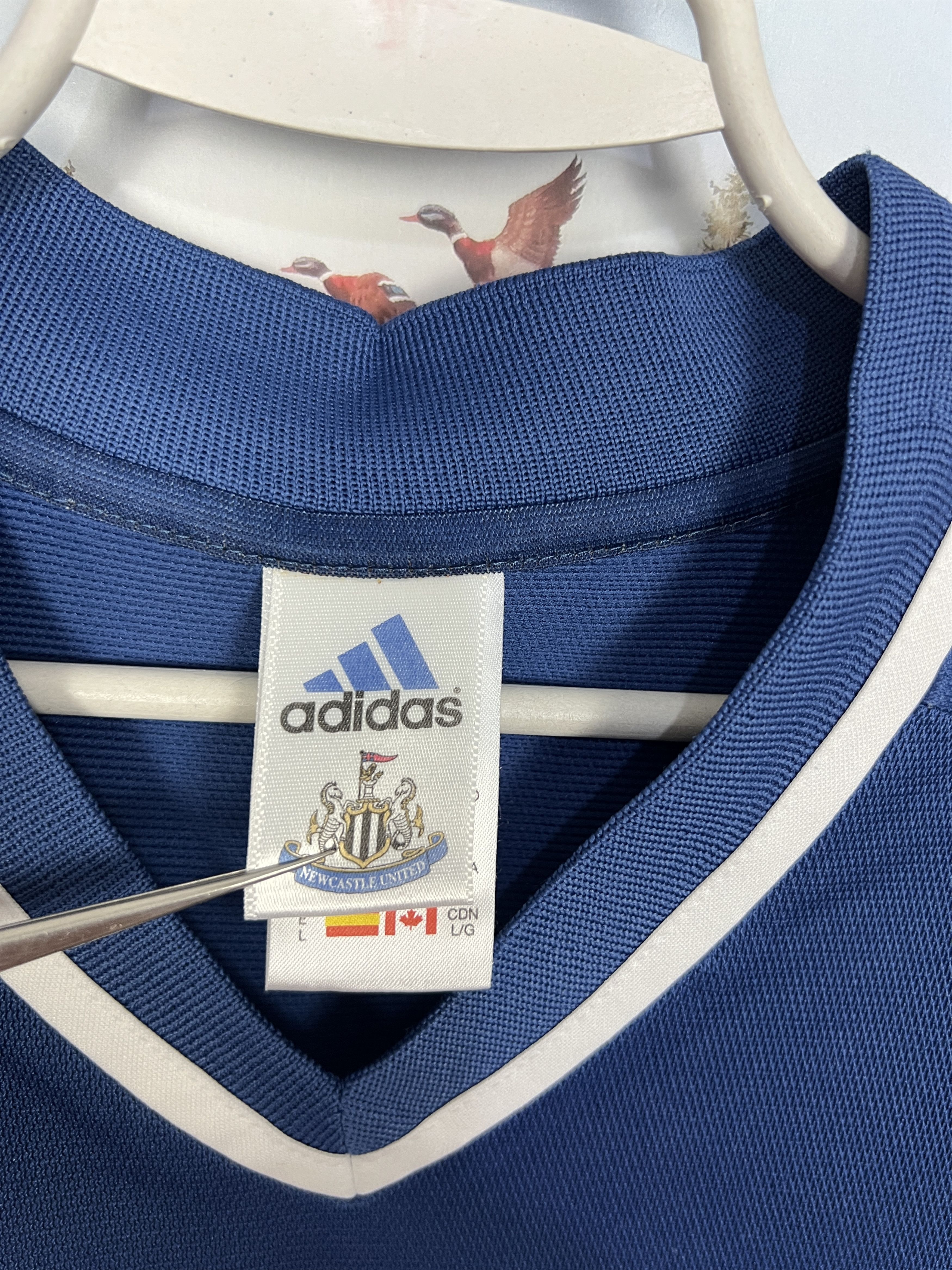 Adidas Newcastle Away football shirt Soccer Adidas Jersey Trikot Size US L / EU 52-54 / 3 - 6 Thumbnail
