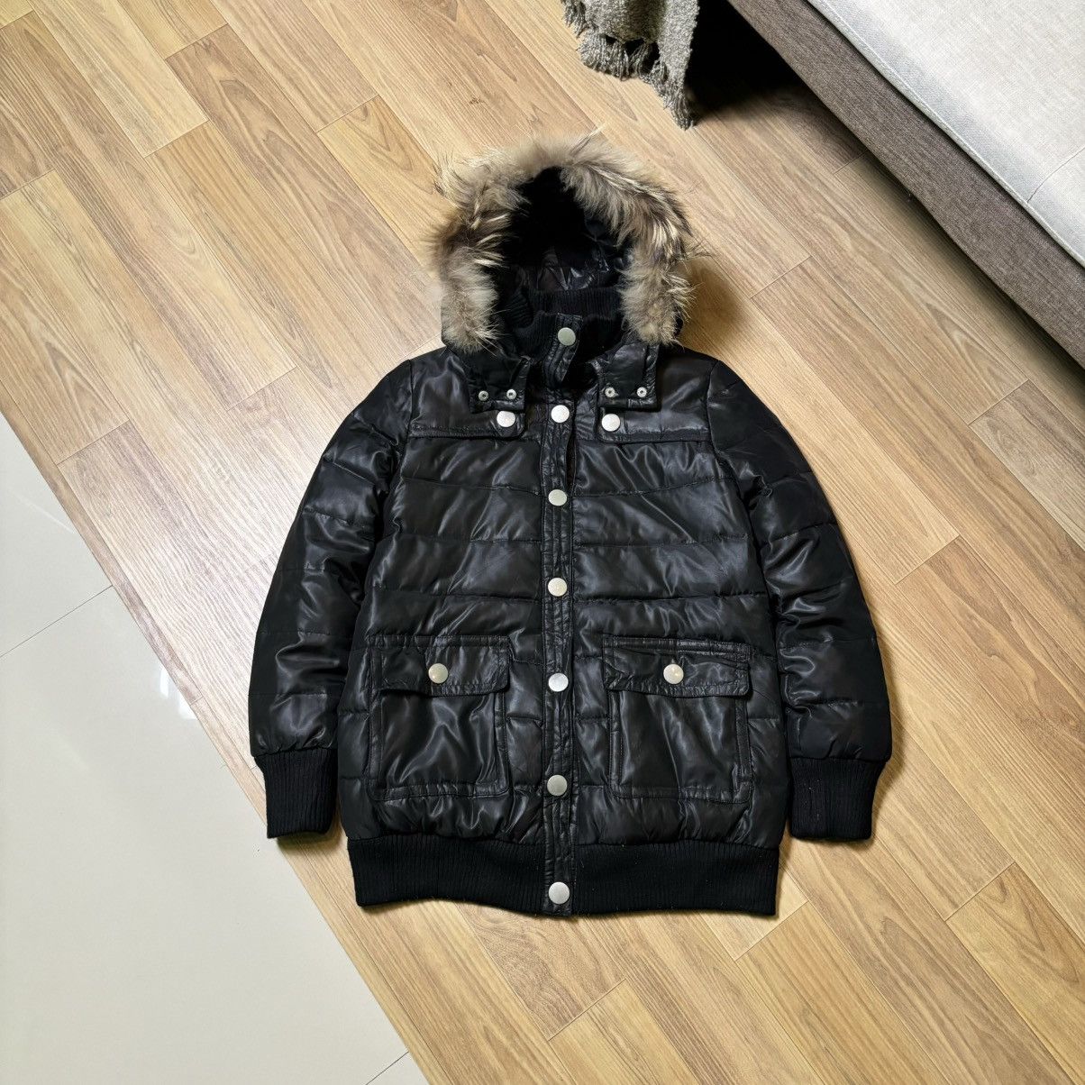 Hysteric Glamour × If Six Was Nine × Le Grande Bleu (L.G.B.) Back Number Fur jacket down puffer IfSixWasNine LGB Style Size M / US 6-8 / IT 42-44 - 2 Thumbnail