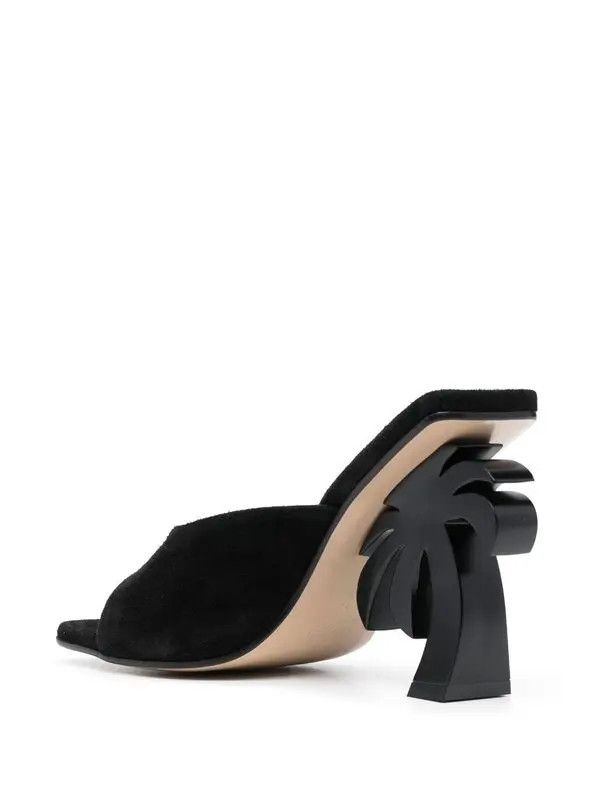 Palm Angels o1y1125 Mules in Black Size US 6 / IT 36 - 3 Thumbnail