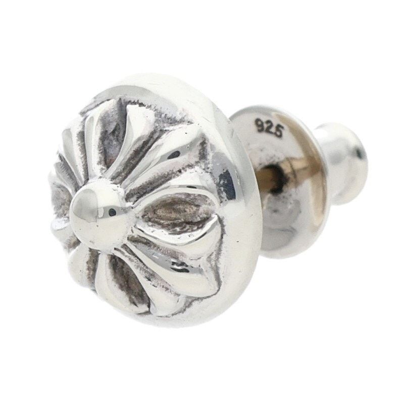 Chrome Hearts Chrome Hearts Silver Cross Ball Stud Earring Size ONE SIZE - 1 Thumbnail