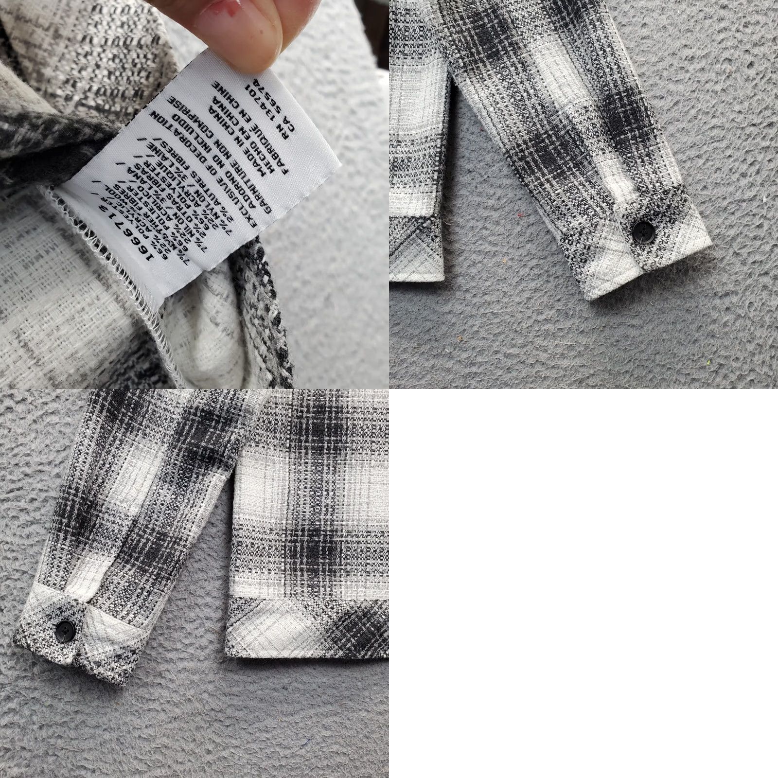 Vintage Boston Traders Shacket Womens Size S Multi Plaid Long Sleeve Chest Pocket Collared Jacket Size S / US 4 / IT 40 - 8 Thumbnail