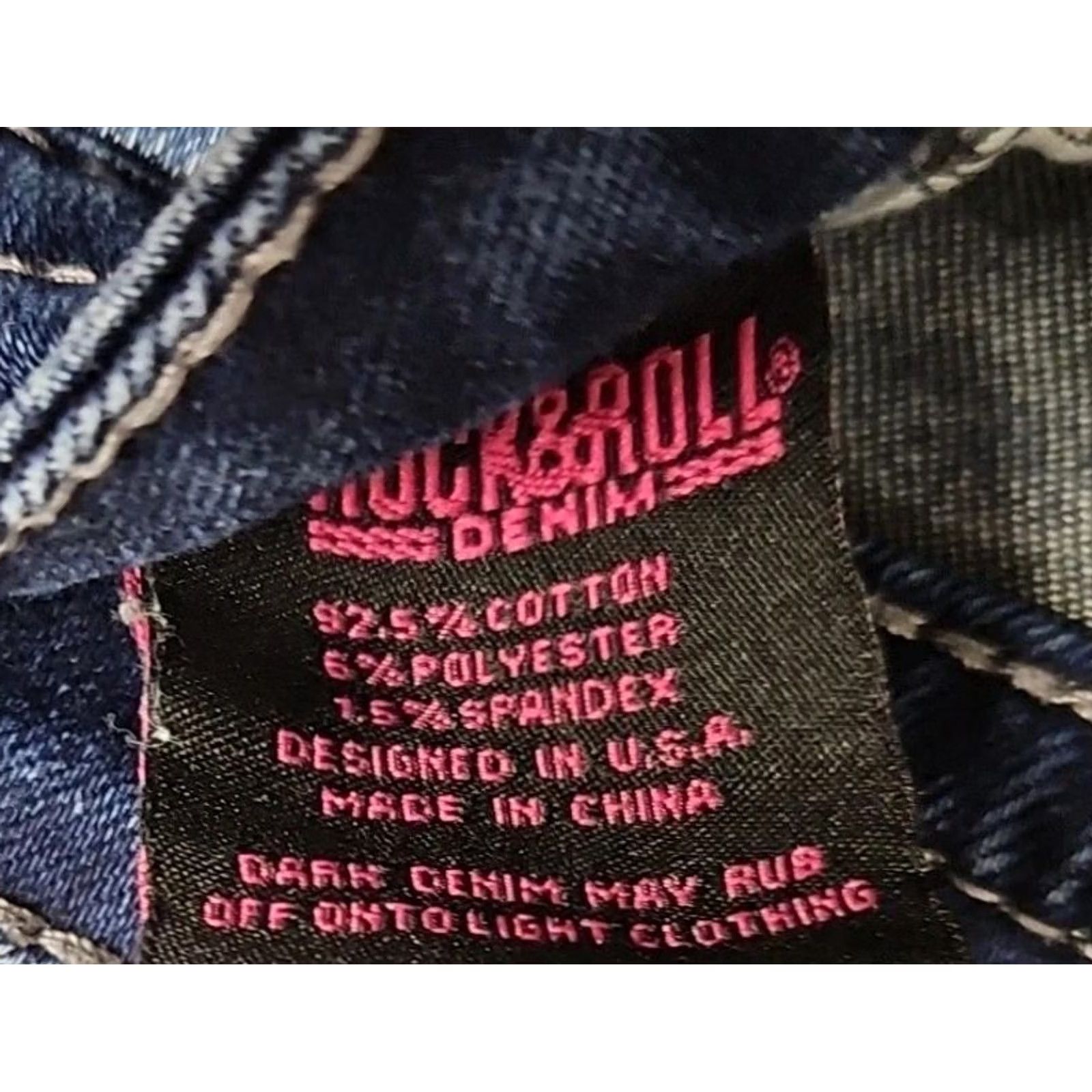 Denime Rock & Roll Cowgirl Jeans Bootcut Women’s Denim Mid Rock 32x32 Blue Stretch Regular Kans? Size 24" / US 00 / IT 34 - 5 Thumbnail