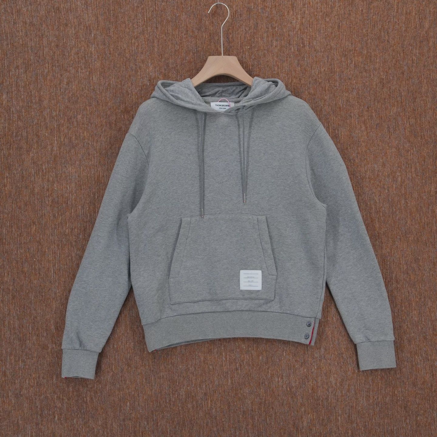 Thom Browne Thom Browne Back Three-Stripe Pullover Hoodie Size US M / EU 48-50 / 2 - 1 Thumbnail