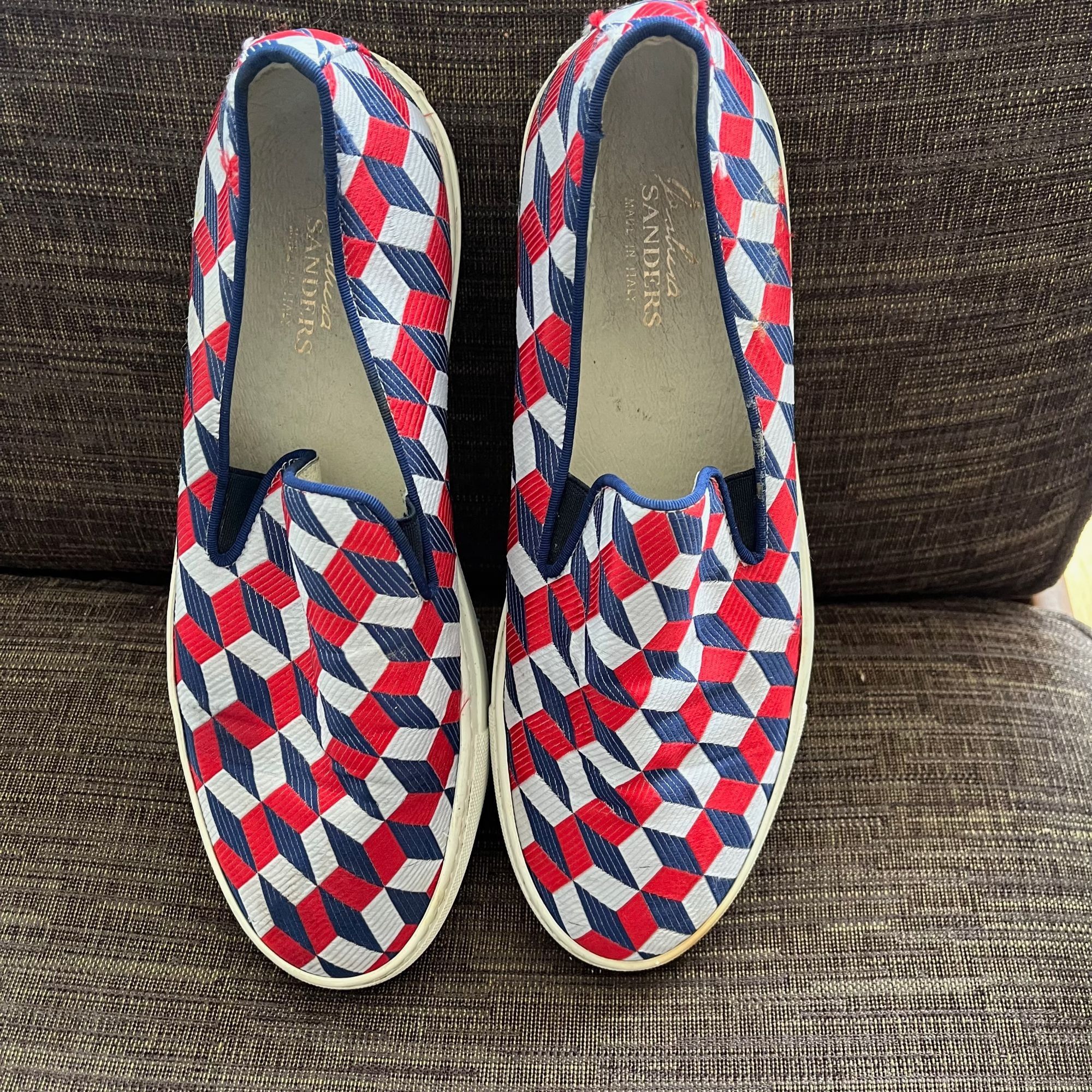 JOSHUA SANDERS Men's Joshua Sanders Geometric Slip On Size 43 (10) Size US 10 / EU 43 - 6 Thumbnail
