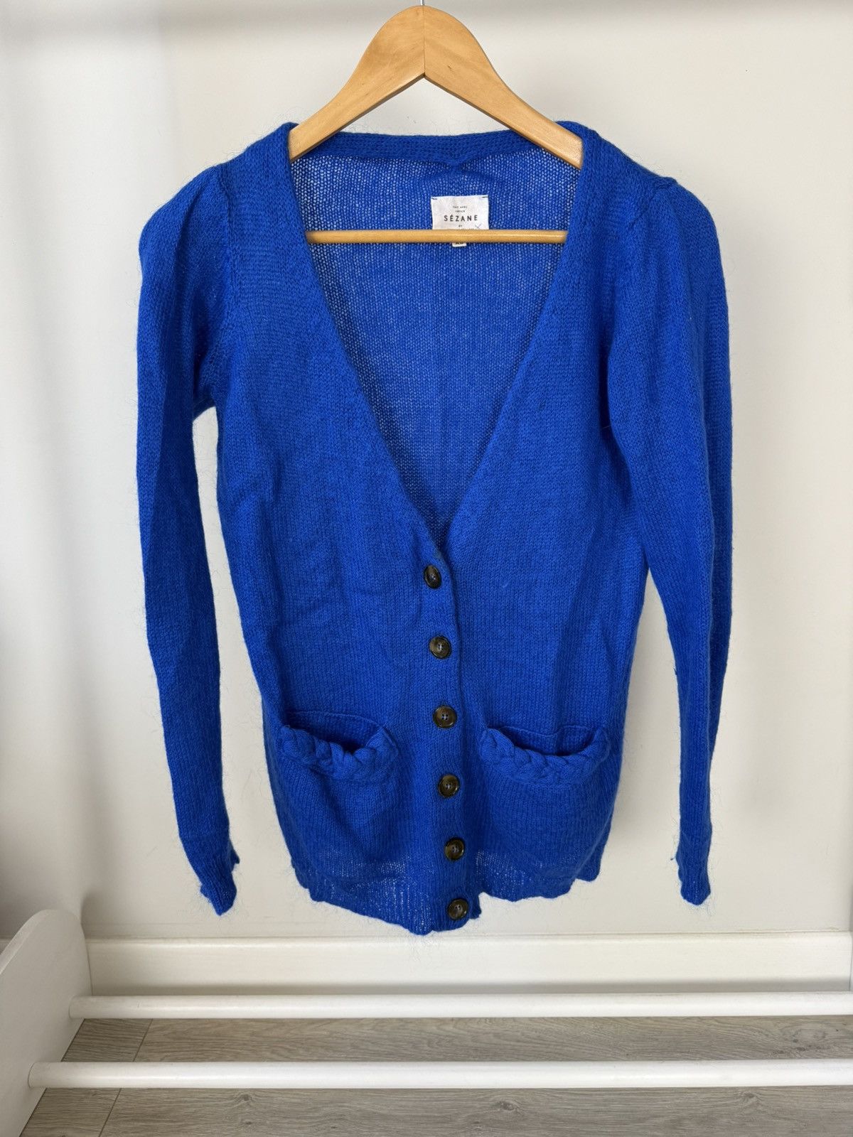 Sezane Sezane Kid Mohair Cardigan Size XS / US 0-2 / IT 36-38 - 1 Thumbnail