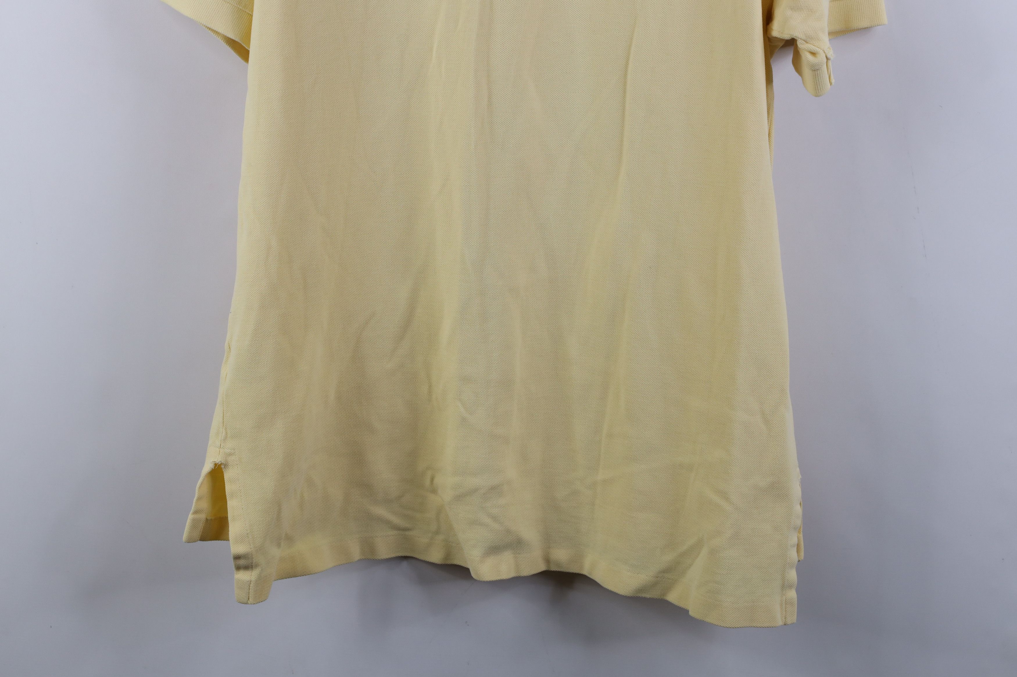 Ralph Lauren Vintage 90s Ralph Lauren Pique Cotton Golf Polo Shirt Yellow Size US L / EU 52-54 / 3 - 14 Thumbnail