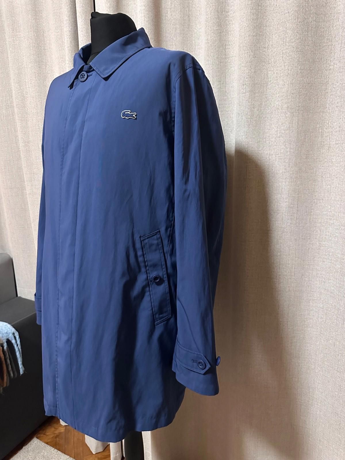 Lacoste Lacoste Men's Navy Blue Raincoat Trench Sz XXL Size US XL / EU 56 / 4 - 5 Thumbnail