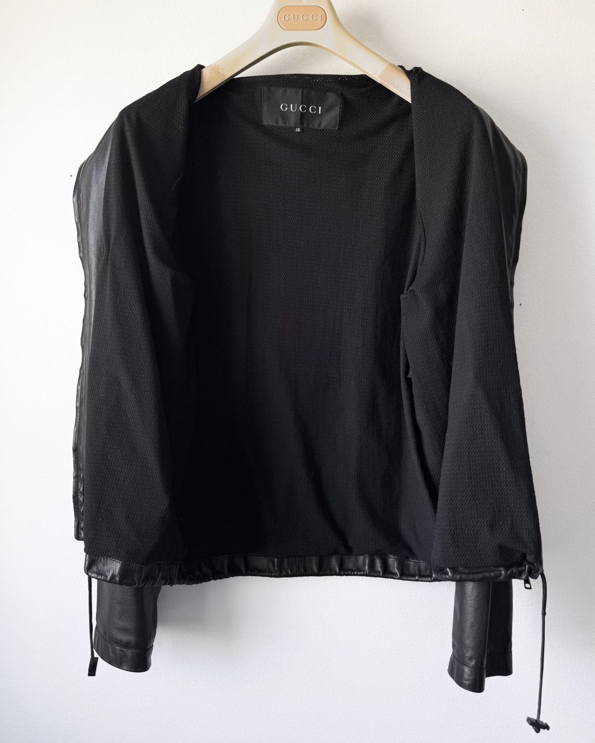 Gucci Gucci By Tom Ford SS1999 Cropped Lamb Leather Blouson Jacket Size US M / EU 48-50 / 2 - 10 Thumbnail