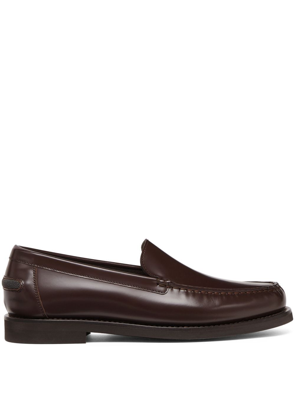 Brunello Cucinelli LEATHER LOAFERS Size US 6 / IT 36 - 1 Thumbnail