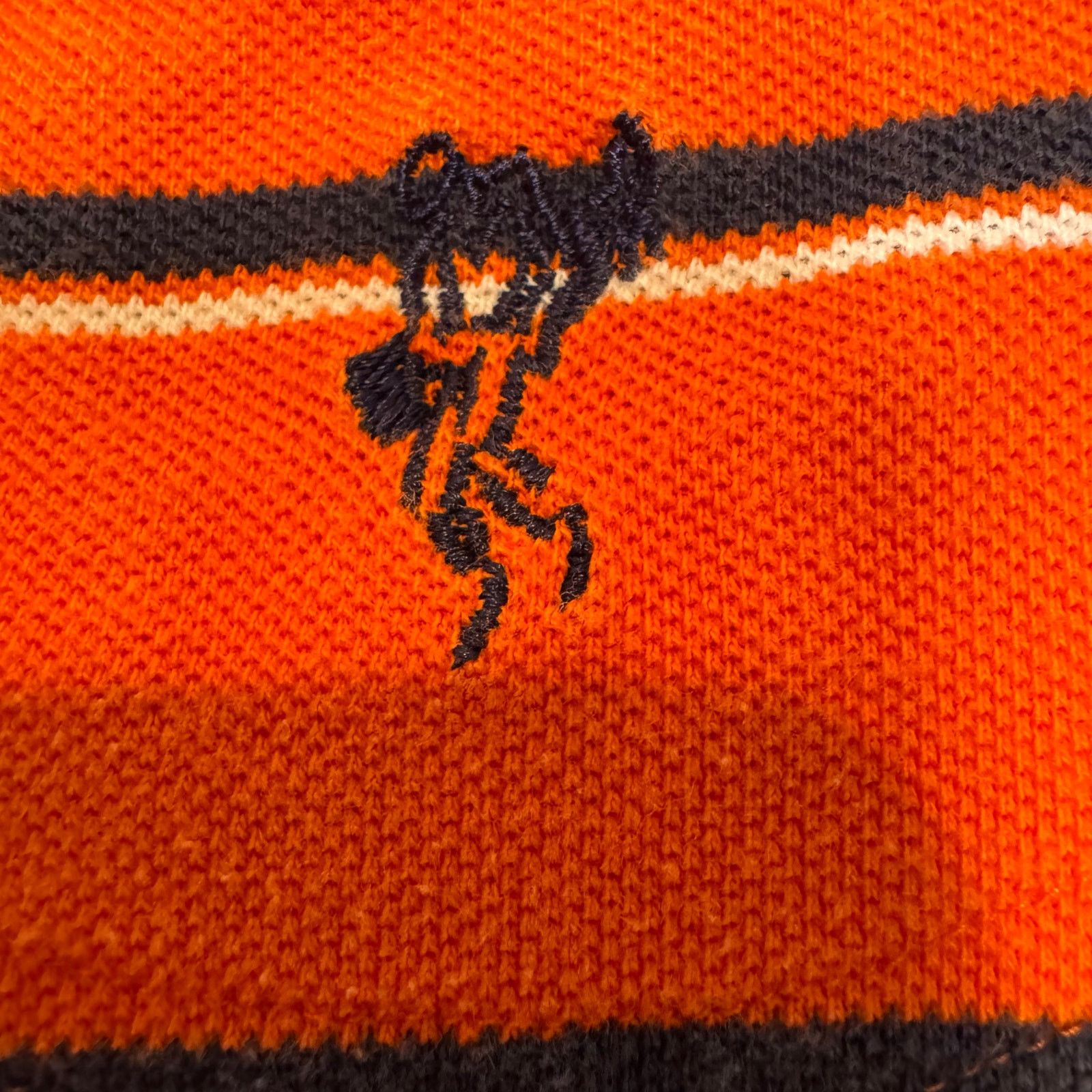 Ashworth Ashworth UVA Cavaliers Striped Polo Shirt Large Golf Size US L / EU 52-54 / 3 - 4 Thumbnail