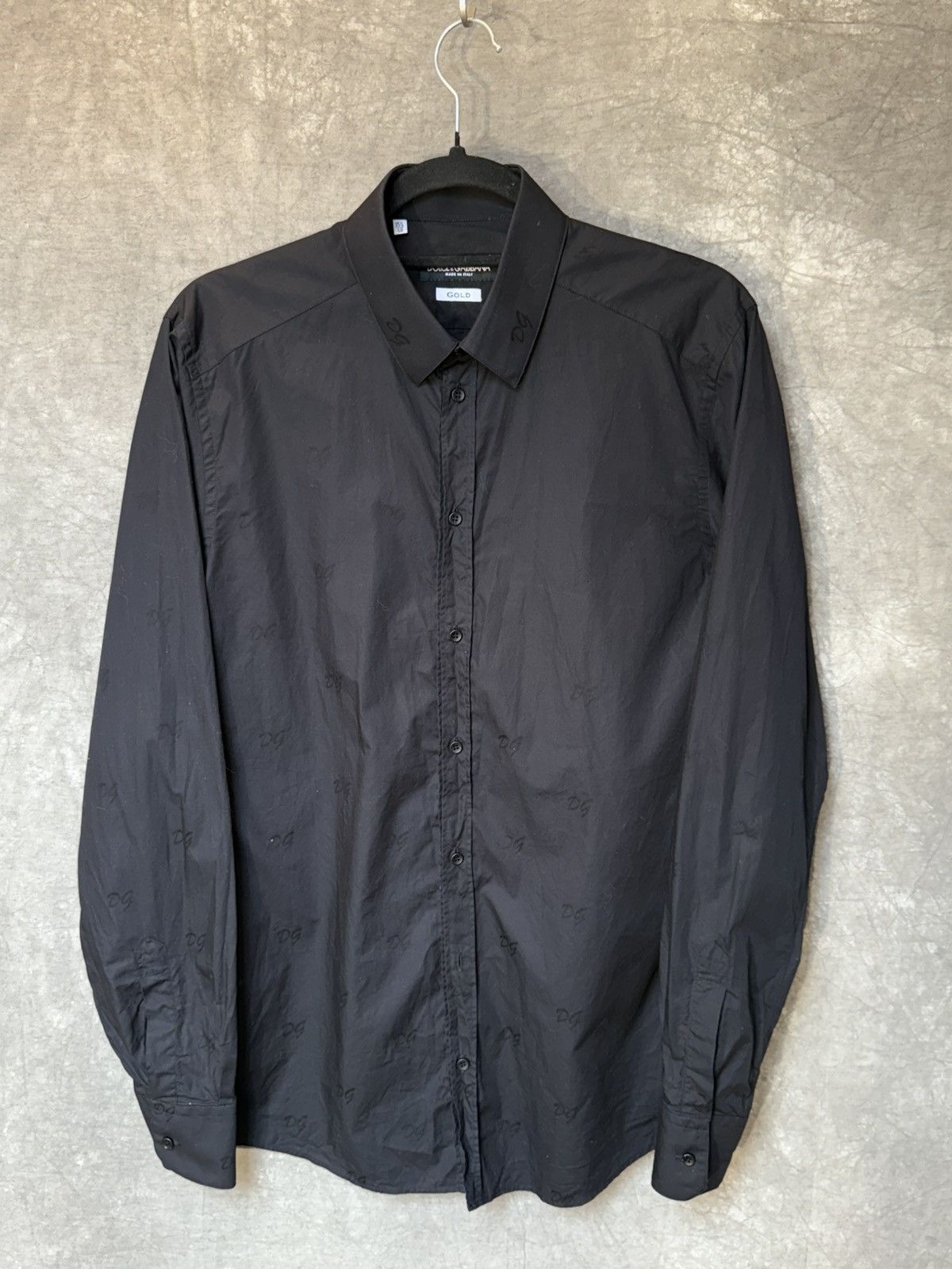 Dolce & Gabbana Dolce Gabbana Monogram Shirt Vintage Size US L / EU 52-54 / 3 - 1 Thumbnail