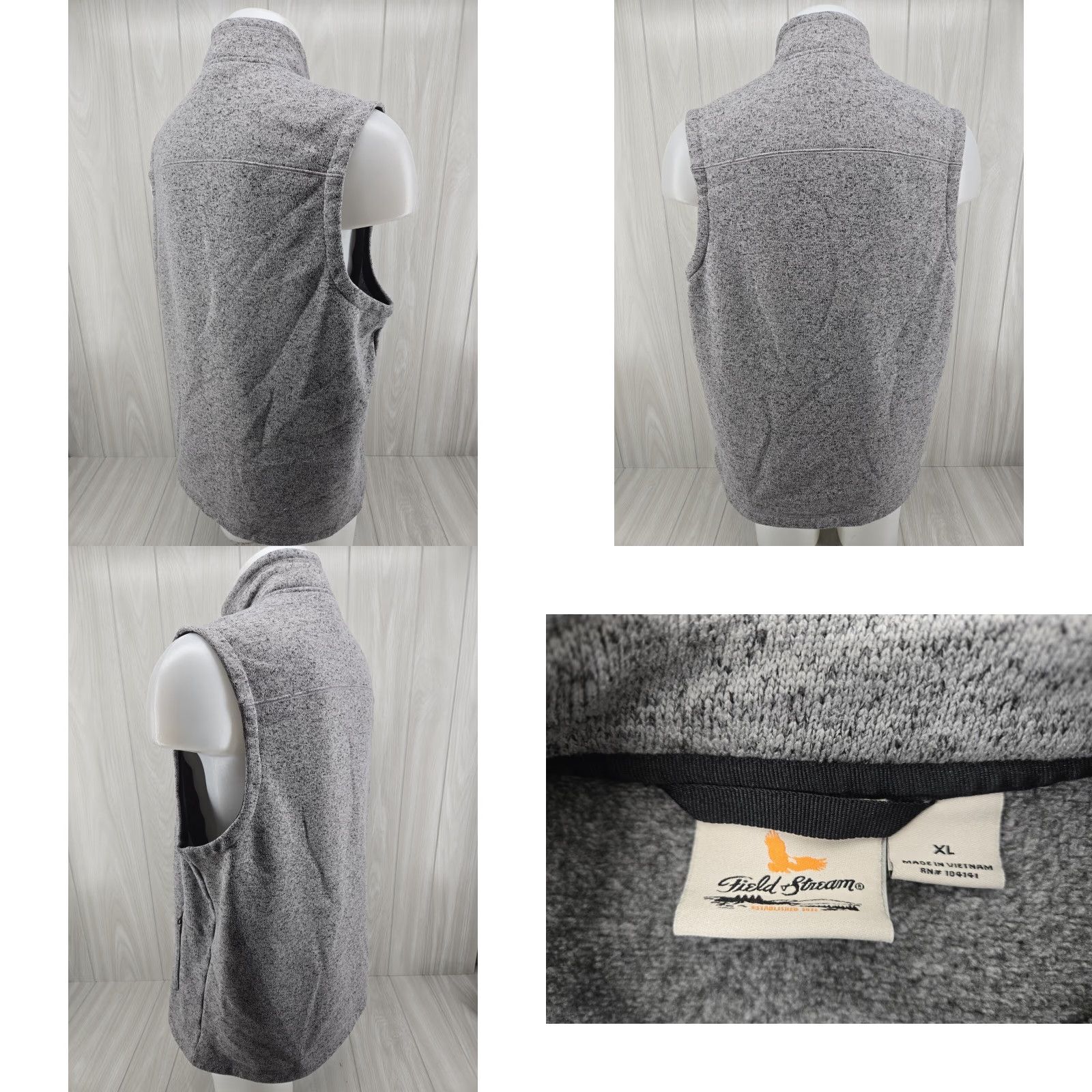 Vintage VINTAGE Field & Stream Vest Men XL Heather Gray Size US XL / EU 56 / 4 - 8 Thumbnail