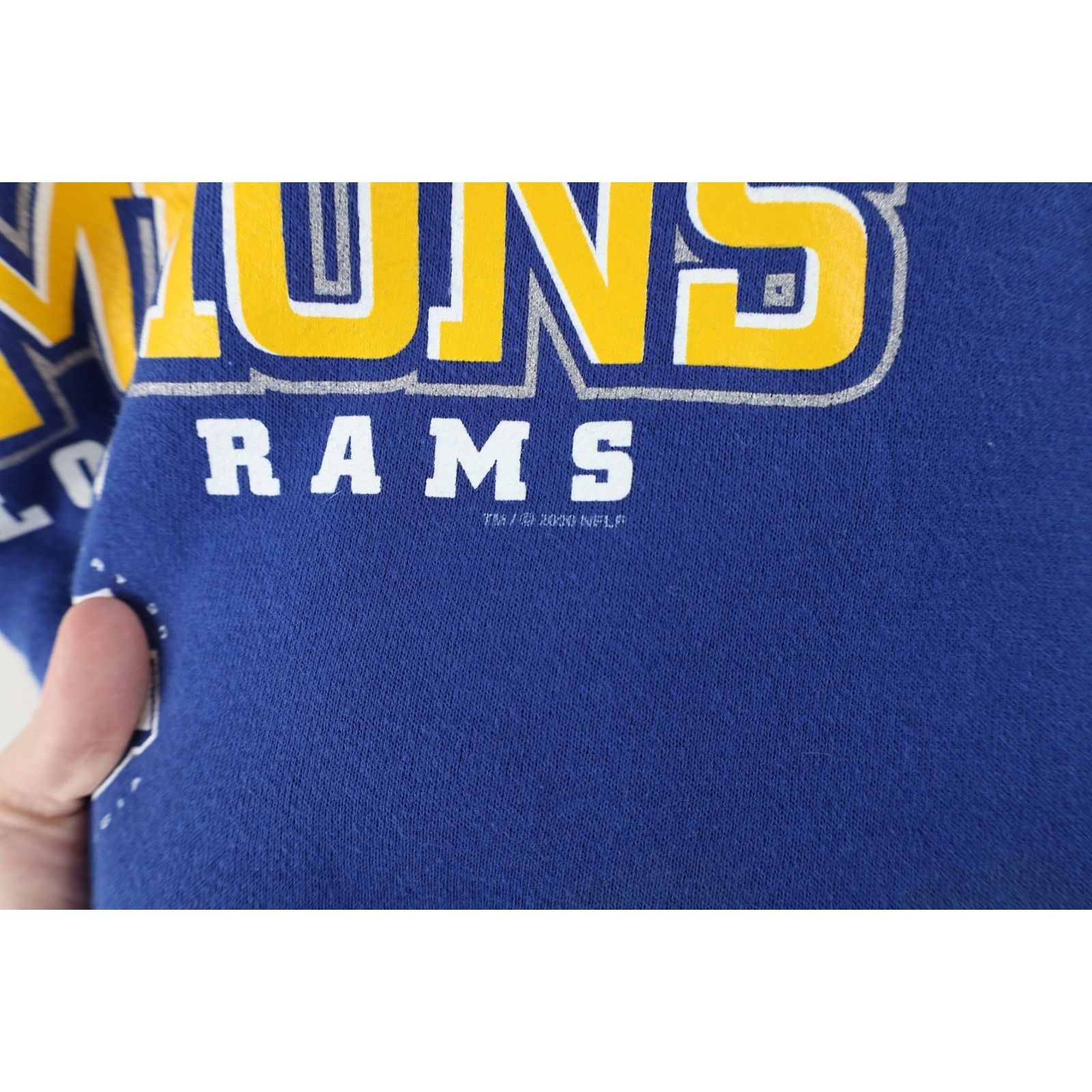 Vintage Vintage Y2K 2000 Super Bowl Champs St Louis Rams Sweatshirt Size US XXL / EU 58 / 5 - 7 Thumbnail