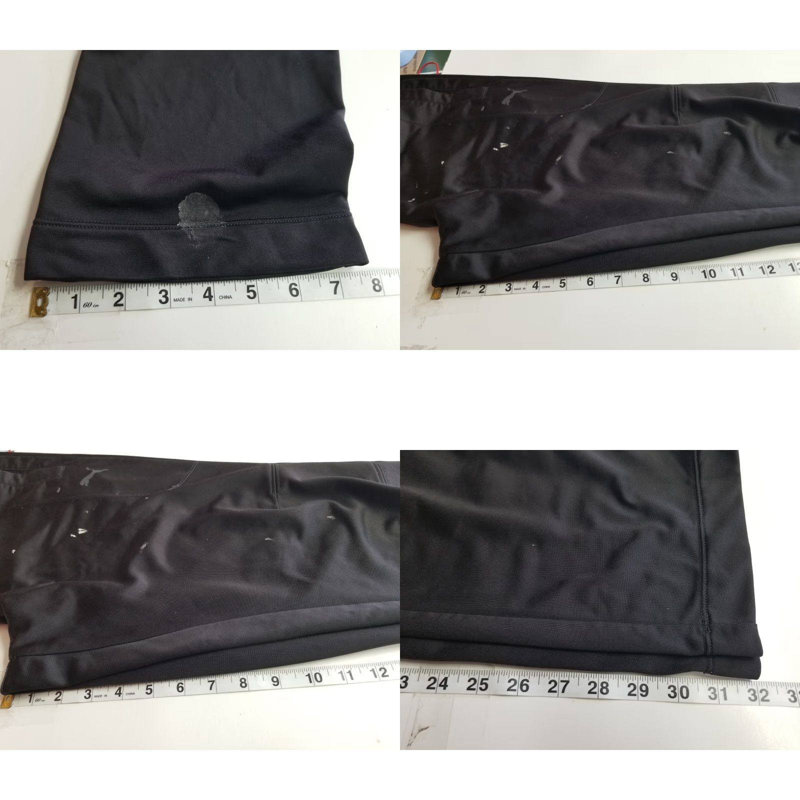 Puma Puma Ferrari Pants Mens M Black Sweatpants Snap Button Pockets Logo Size US 31 - 9 Thumbnail
