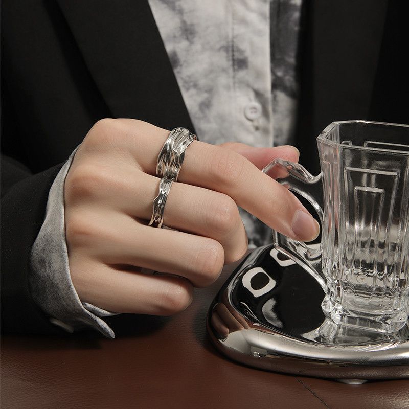 Jewelry Future Jewelry Rings Open Size Chrome Ring (Size 7-13) Size ONE SIZE - 1 Thumbnail