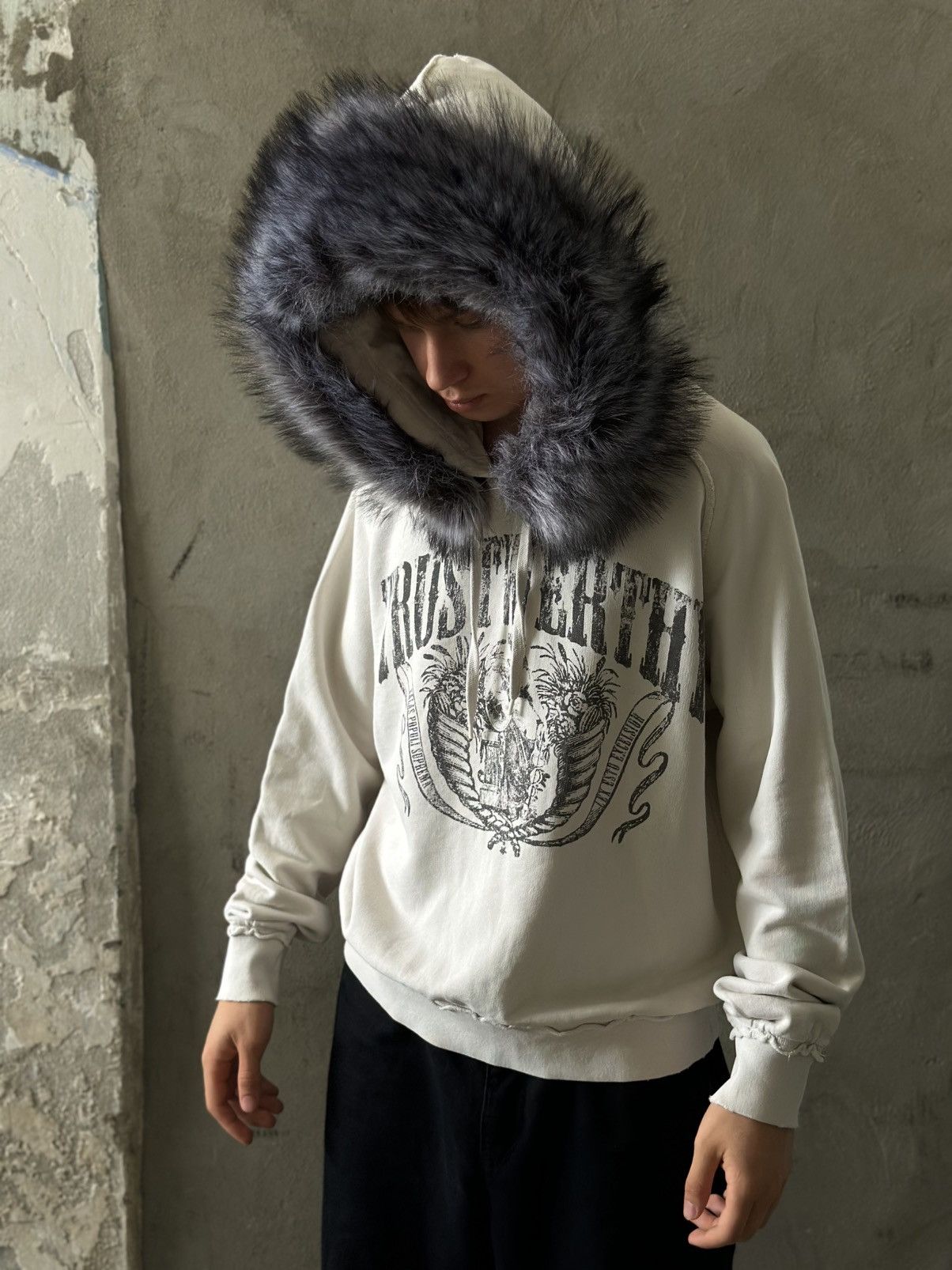 Handmade Vintage Japanese Style Peter Werth Fur Custom Hoodie Y2K 00s Size US L / EU 52-54 / 3 - 5 Thumbnail