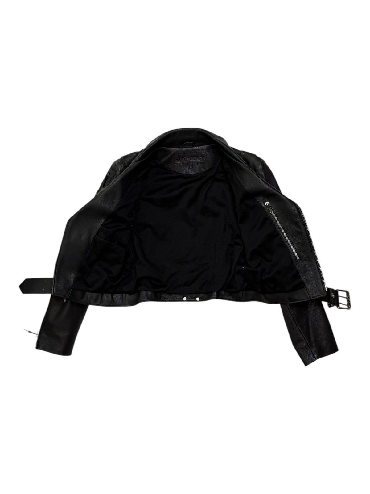 Chrome Hearts Chrome Hearts Leather Biker Jacket Size US S / EU 44-46 / 1 - 6 Thumbnail
