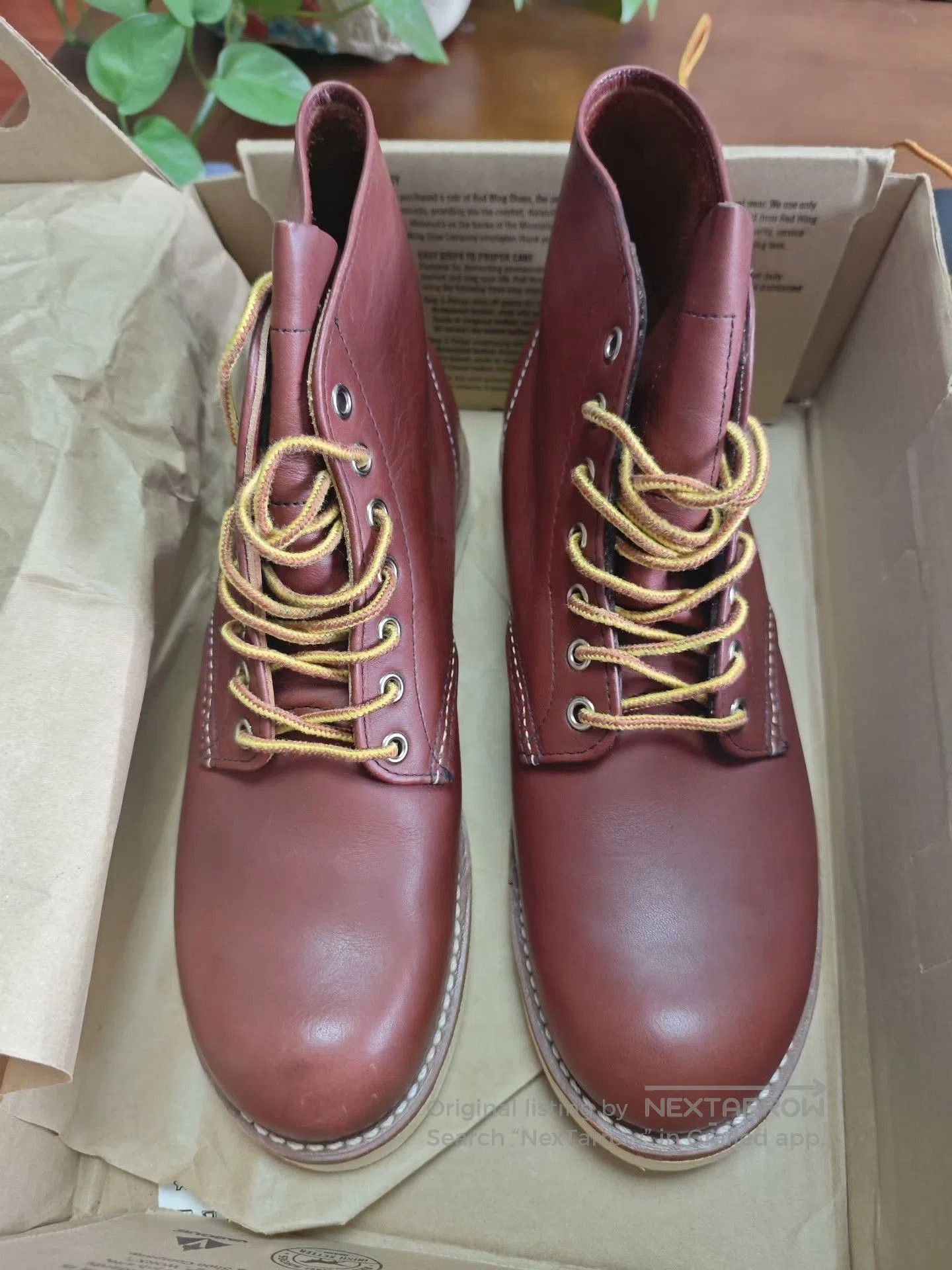 Red Wing Redwing 9105 Classic Work Boots. Size US 8 / EU 41 - 3 Thumbnail