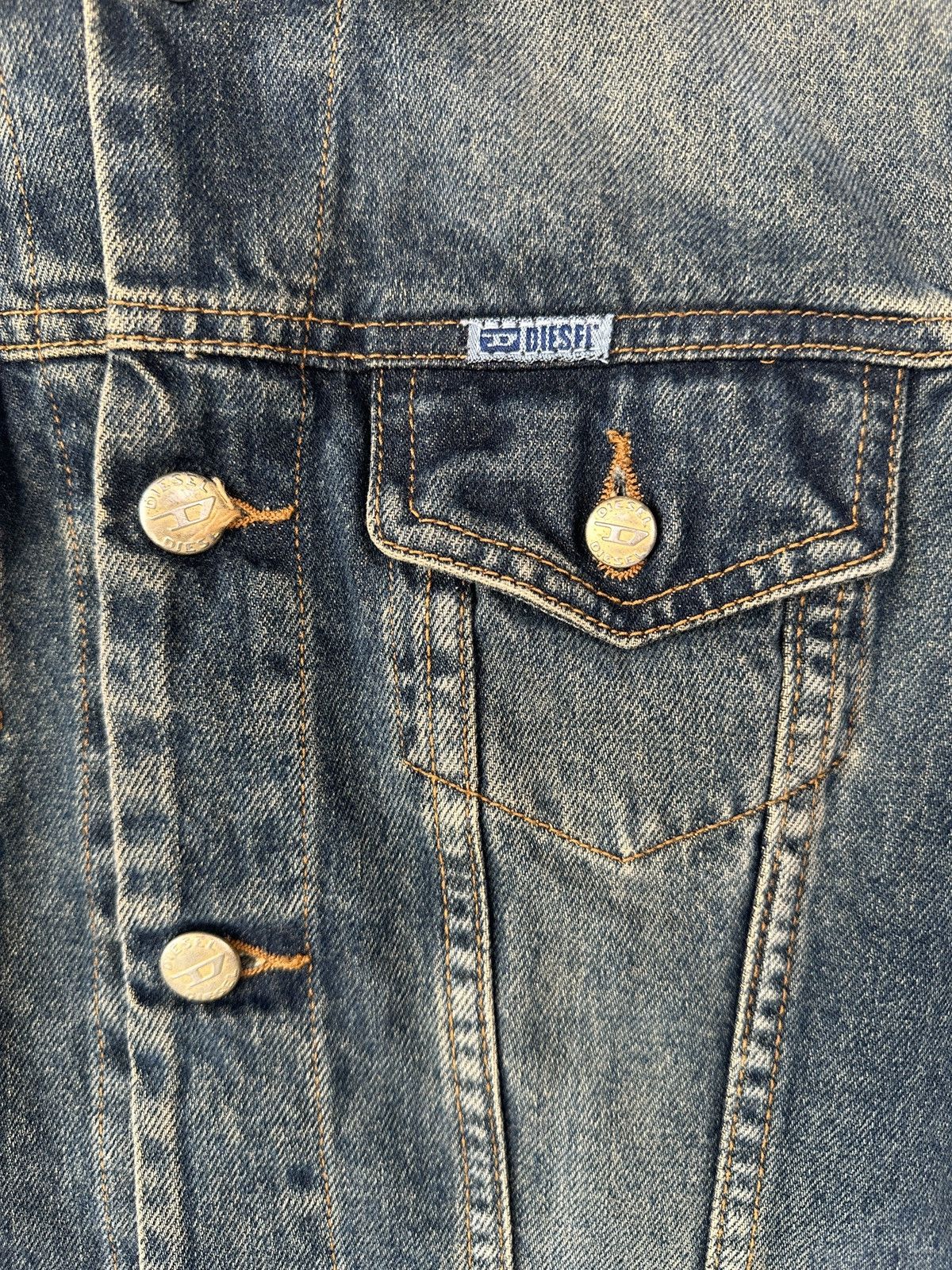 Diesel Vintage Y2K DIESEL Denim Jacket Women’s size M Size M / US 6-8 / IT 42-44 - 7 Thumbnail