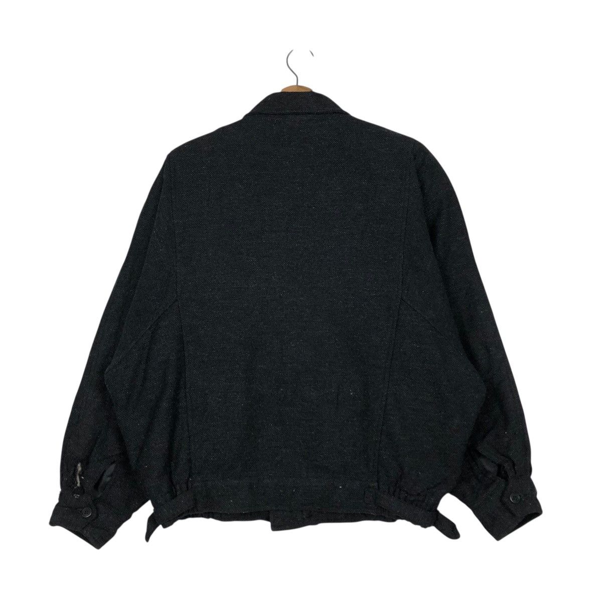 Japanese Brand 📌Vtg Wool Bomber Jacket Double Layer Unbranded Issey Miyake Size US M / EU 48-50 / 2 - 10 Thumbnail