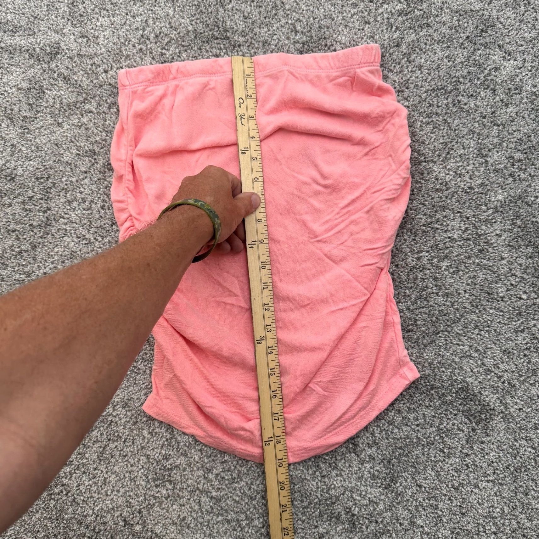Sundry Sundry Skirt Womens 0 Pink Ruched Pull On Mini Rayon Cotton Stretch Casual Size 25" / US 0 / IT 36 - 3 Thumbnail