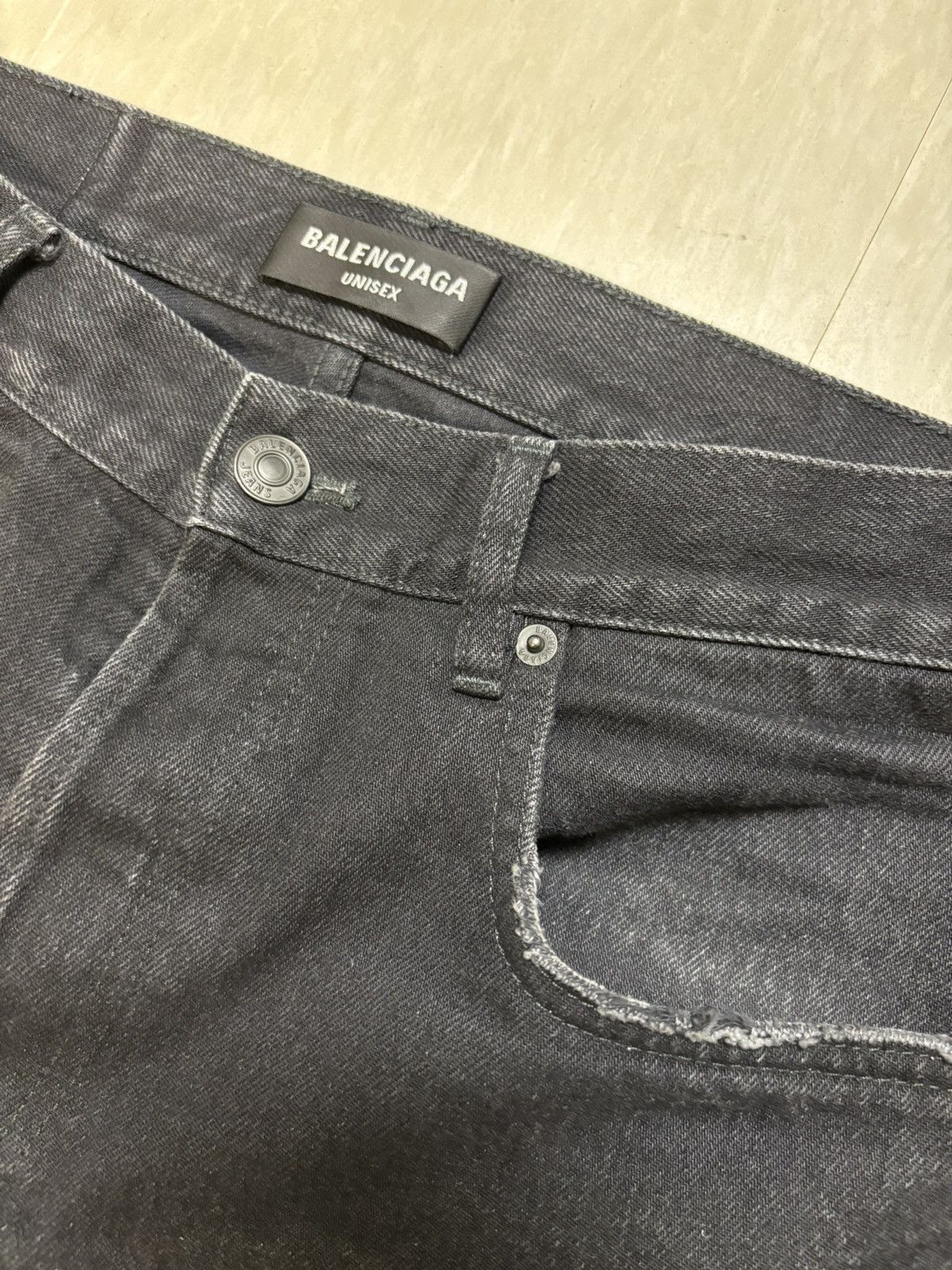 Balenciaga Balenciaga FW22 Rubber heel bite jeans Size US 32 / EU 48 - 3 Thumbnail