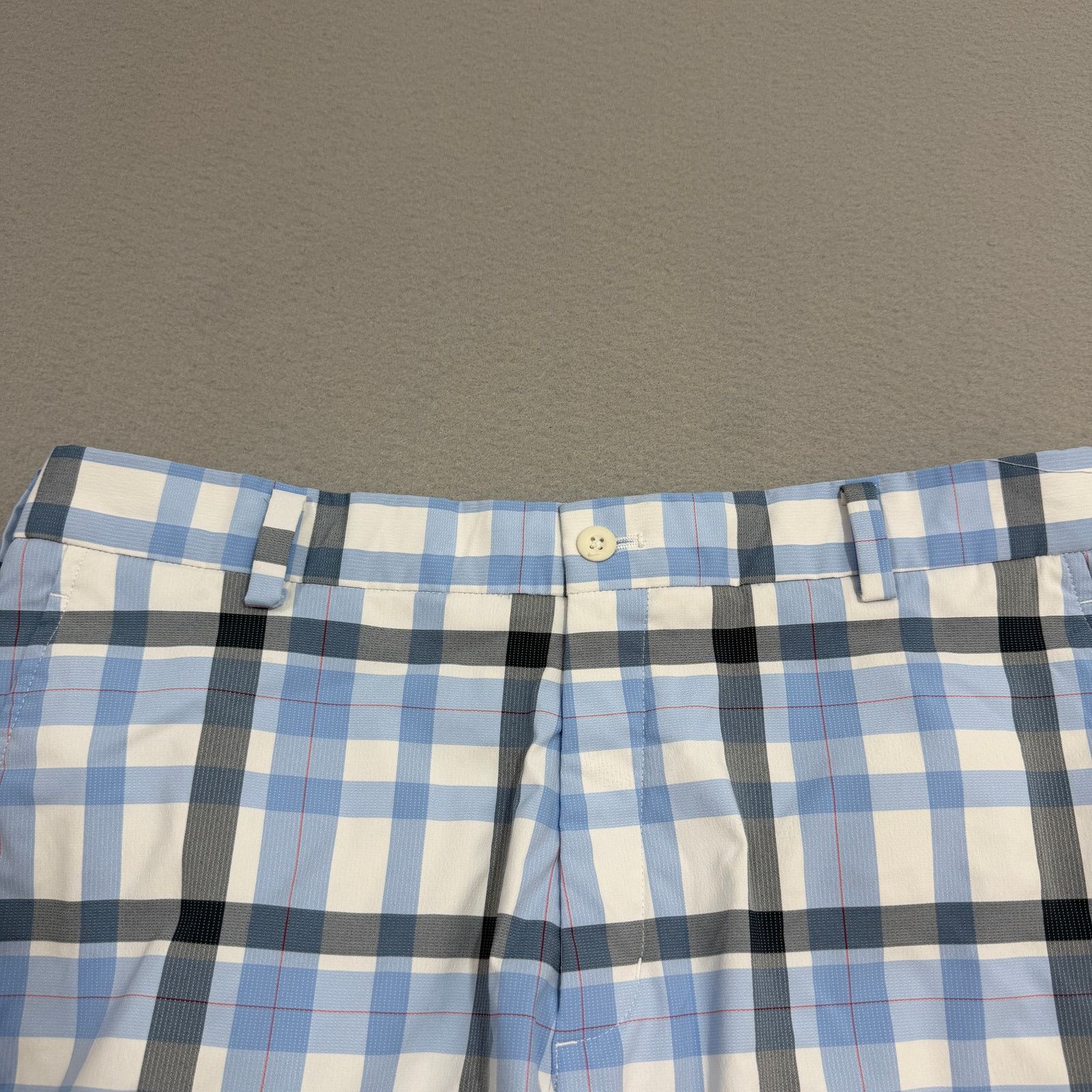 Nike Nike Golf Shorts Men's 32 Blue Plaid 10" Inseam Dri-Fit Size US 32 / EU 48 - 3 Thumbnail