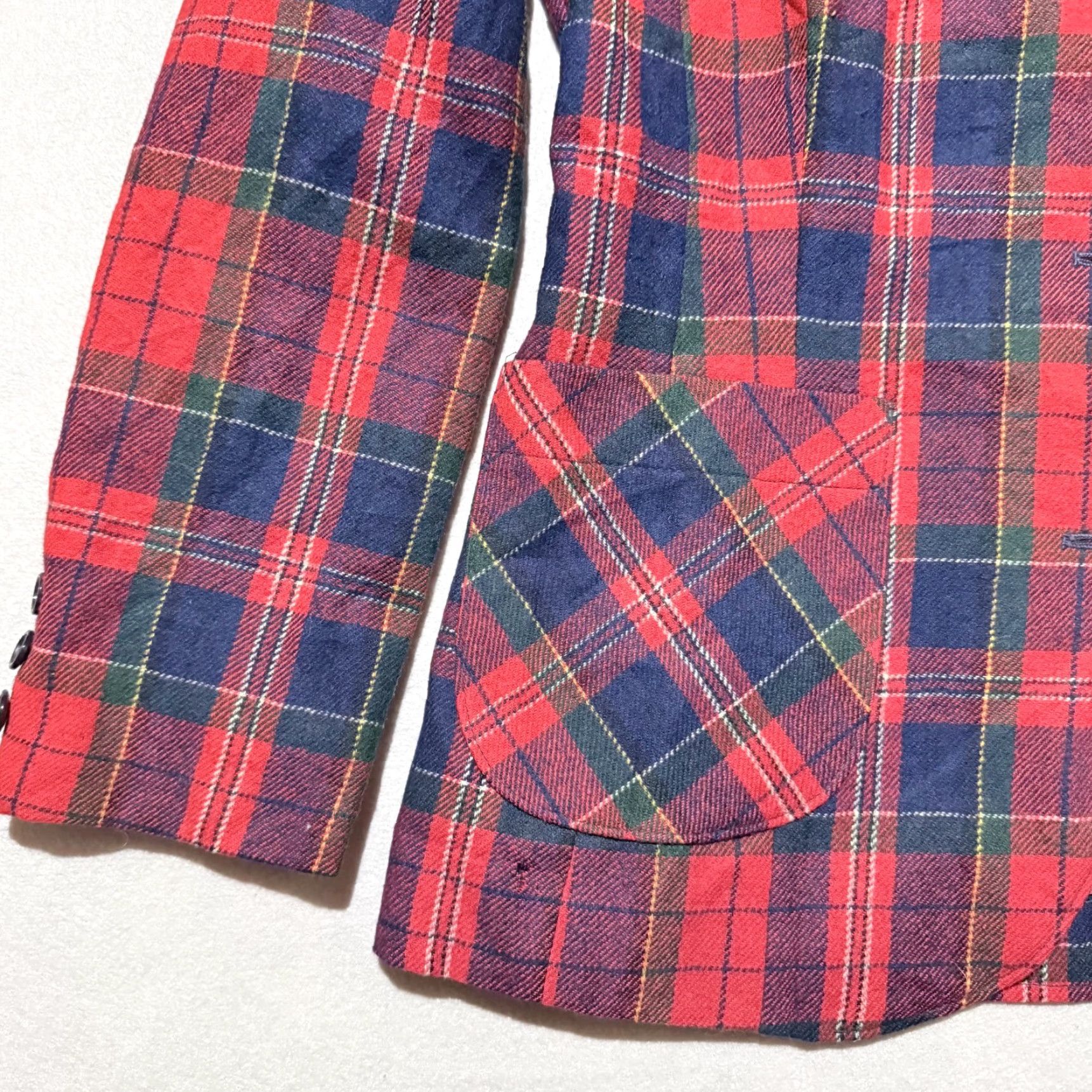 Pendleton VTG Pendleton Blazer Women Jacket Wool Red Navy Plaid USA Made 3-Button Jacket S Regular Adult Womens Size S / US 4 / IT 40 - 5 Thumbnail