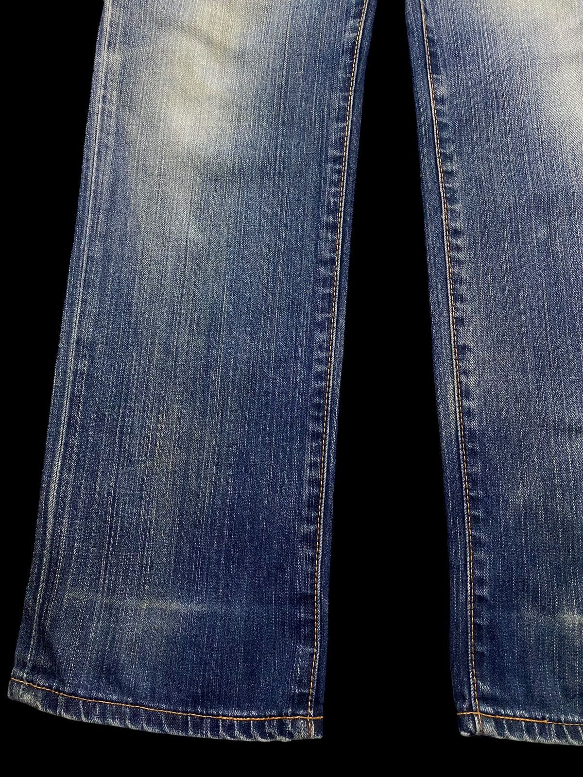 Edwin Vintage Japan Edwin Blue Wash Distressed Slim Jeans Size US 36 / EU 52 - 8 Thumbnail