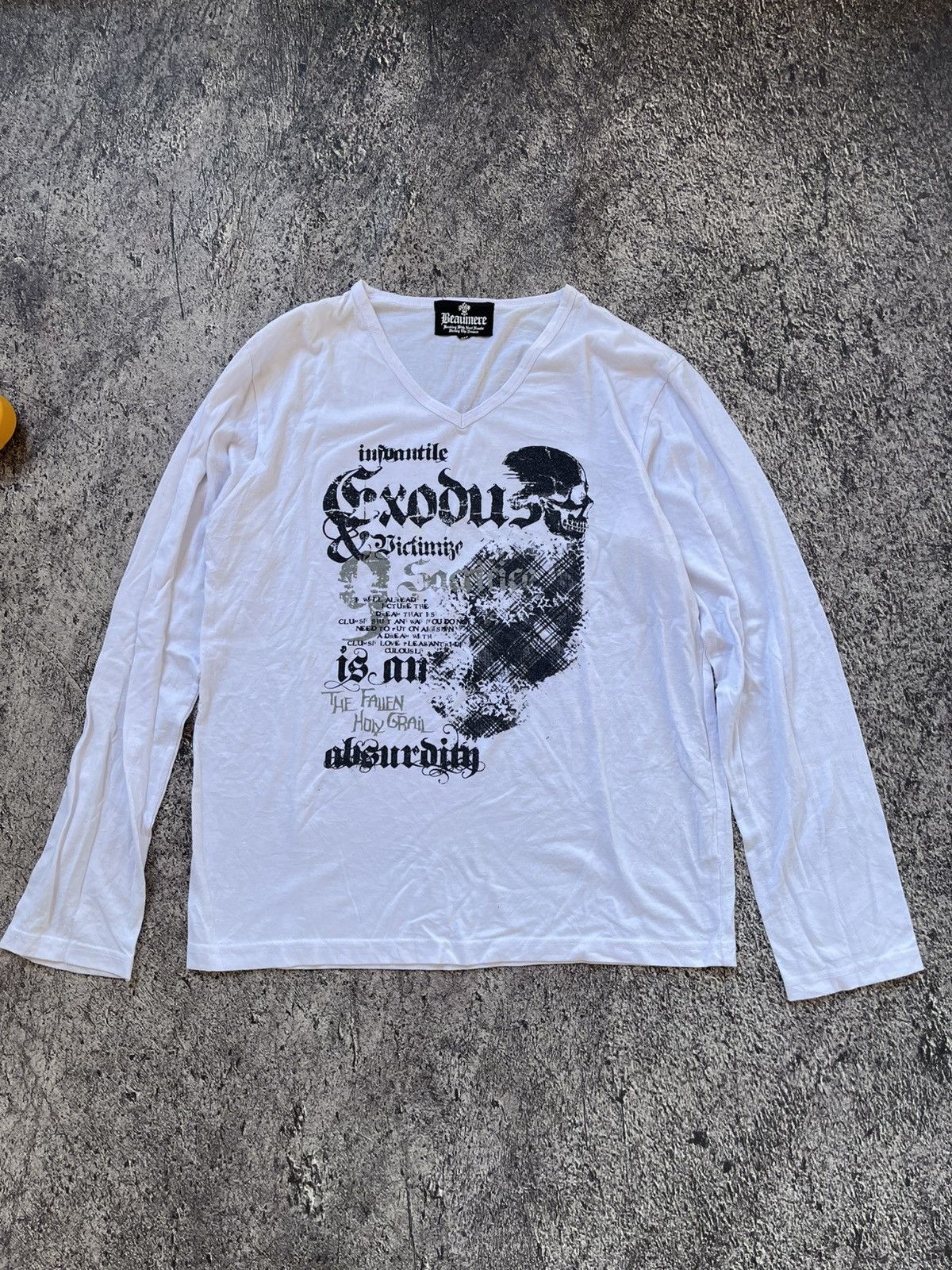 Japanese Brand Y2K Beaumere skull ifsixwasnine longsleeve Size US M / EU 48-50 / 2 - 1 Thumbnail