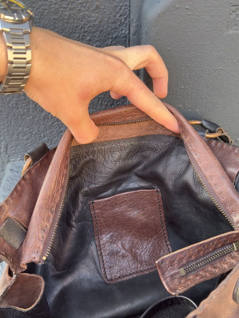 HENRY BEGUELIN × Vintage Henry Beguelin Handbag Purse Brown Leather Size ONE SIZE - 14 Thumbnail