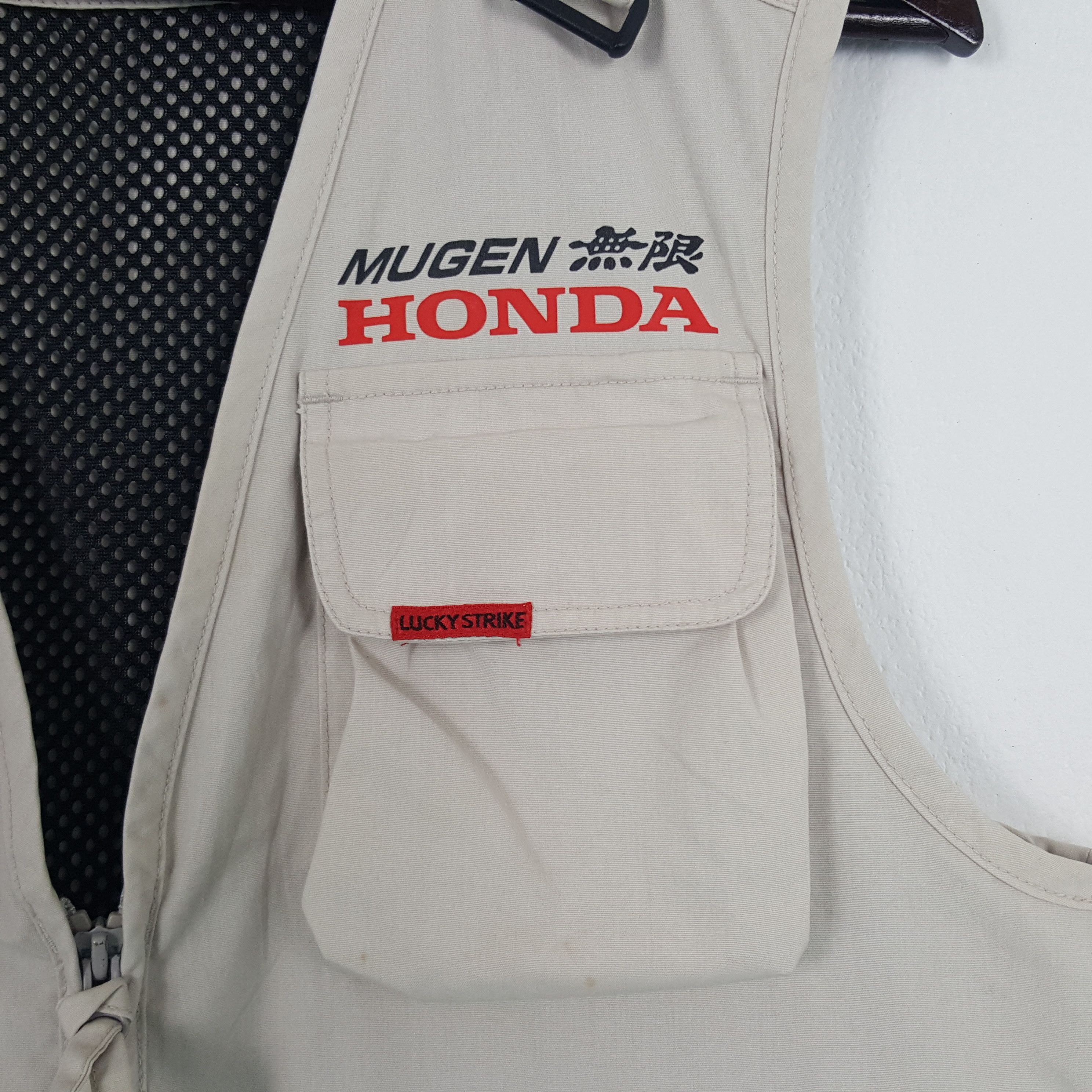 Honda × Vintage Vintage Lucky Strike x Custom Art Mugen Honda Jacket Vest Size US M / EU 48-50 / 2 - 4 Thumbnail