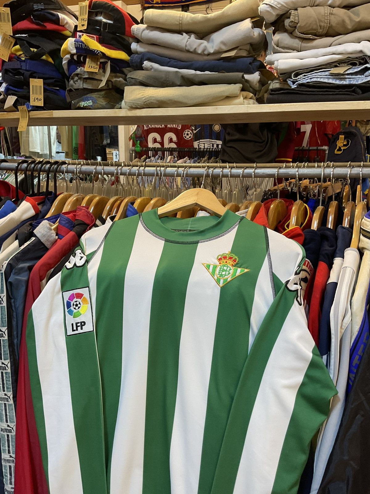 Other Vintage2003-2004RealBetisLongSleevesHomeKit Size US M / EU 48-50 / 2 - 2 Thumbnail