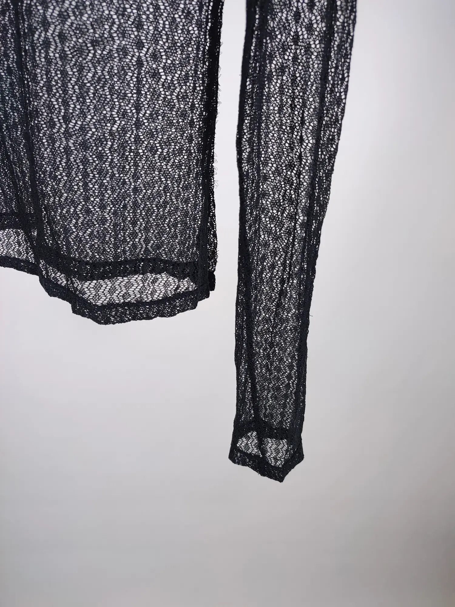 Dolce & Gabbana Dolce Gabbana Sheer Mesh Lace Vintage Top Shirt Size M / US 6-8 / IT 42-44 - 7 Thumbnail