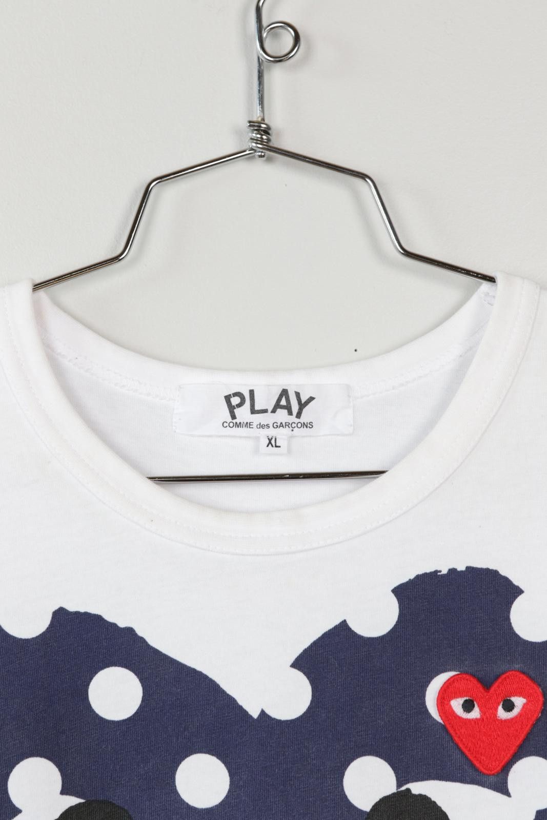 Comme des Garcons PLAY 2002' Comme des Garçons PLAY Polka Dot Heart T-Shirt Size ONE SIZE - 6 Thumbnail
