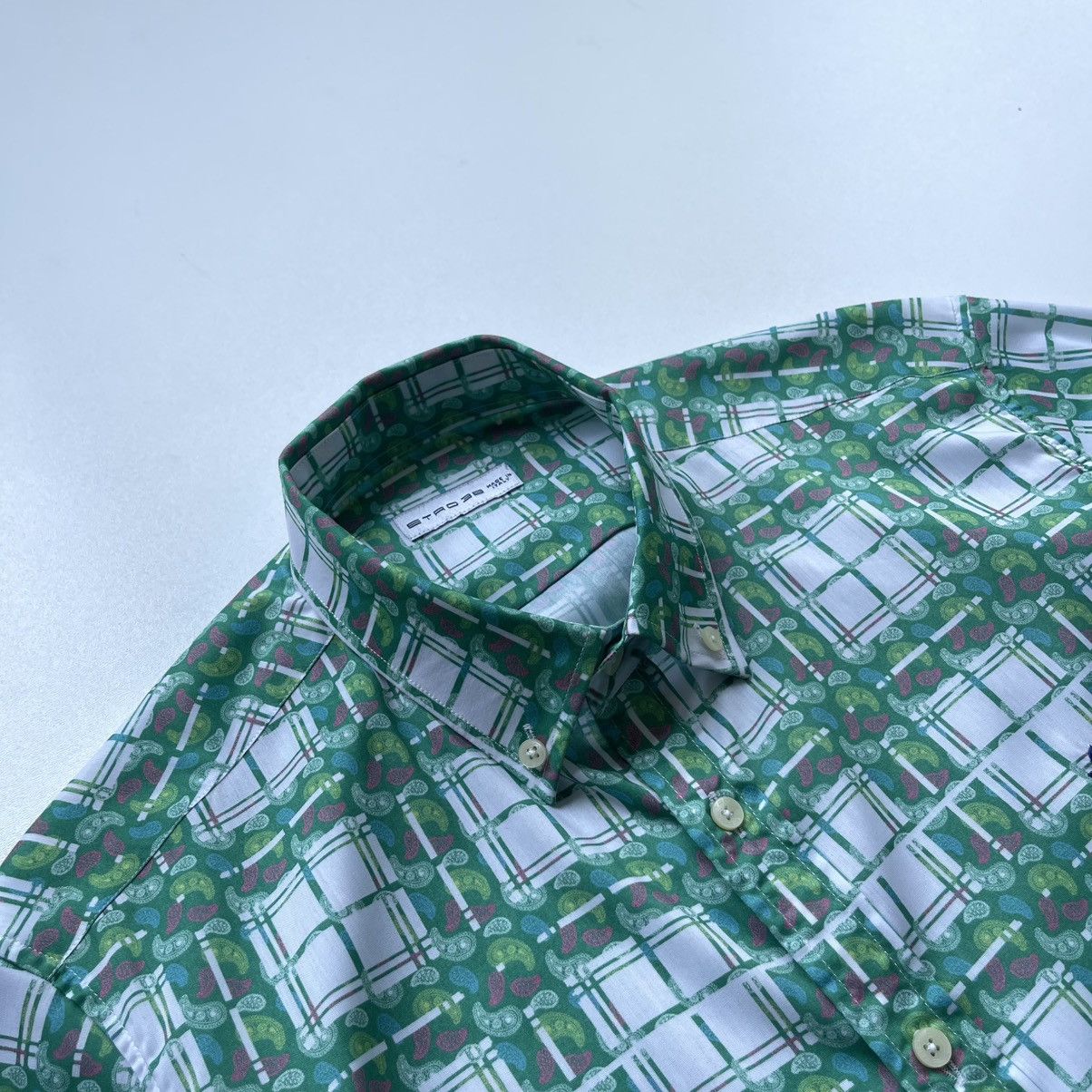 Designer × Etro Etro Paisley Printed Lightweight Cotton Button Ups Shirt Size US M / EU 48-50 / 2 - 6 Thumbnail