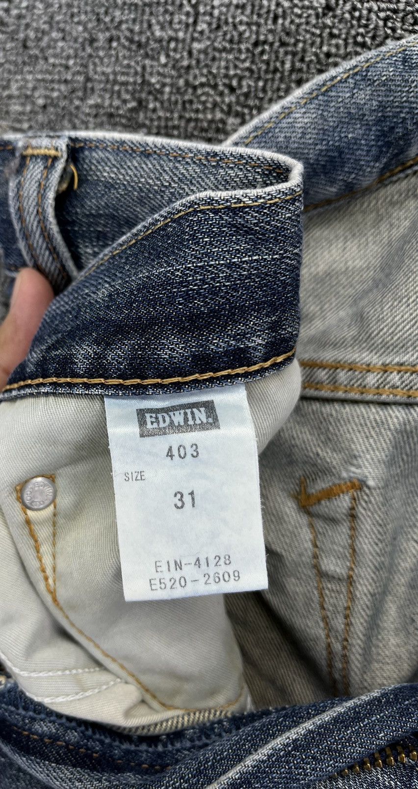 Edwin Vintage Edwin 403 International Basic Jeans Denim Pants Size US 31 - 7 Thumbnail