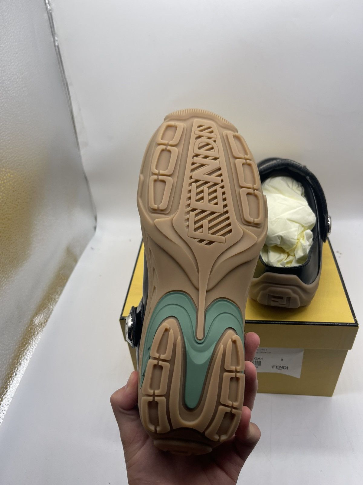 Fendi Fendi LAB CLOG VITELLO ABRASIVATO+FF Size US 9 / EU 42 - 5 Thumbnail