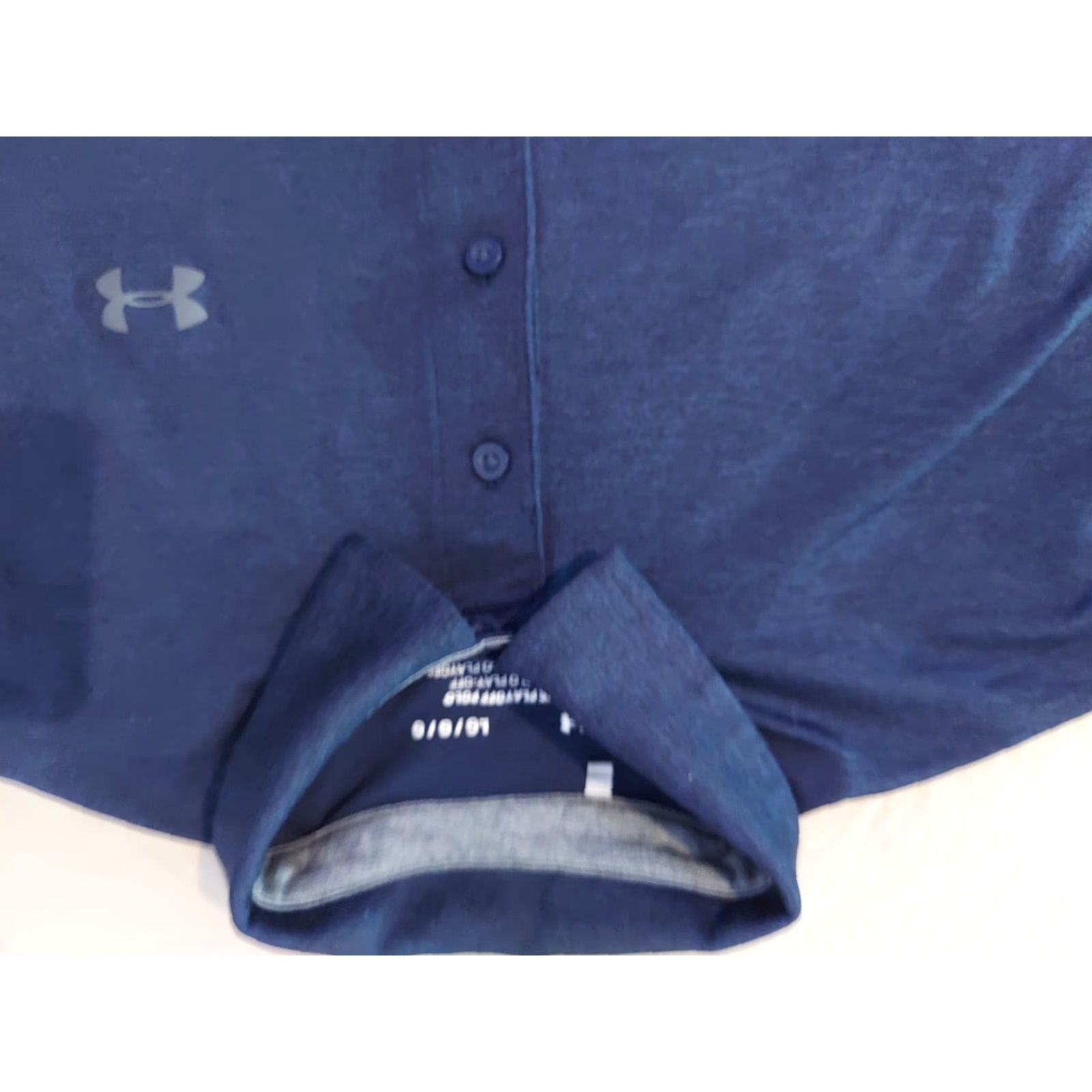 Under Armour Under Armour Polo Shirt L Men Athletic Golf Navy Blue Polo Shirt Mens L Blue Golf Athletic Under Armour Size US L / EU 52-54 / 3 - 2 Thumbnail