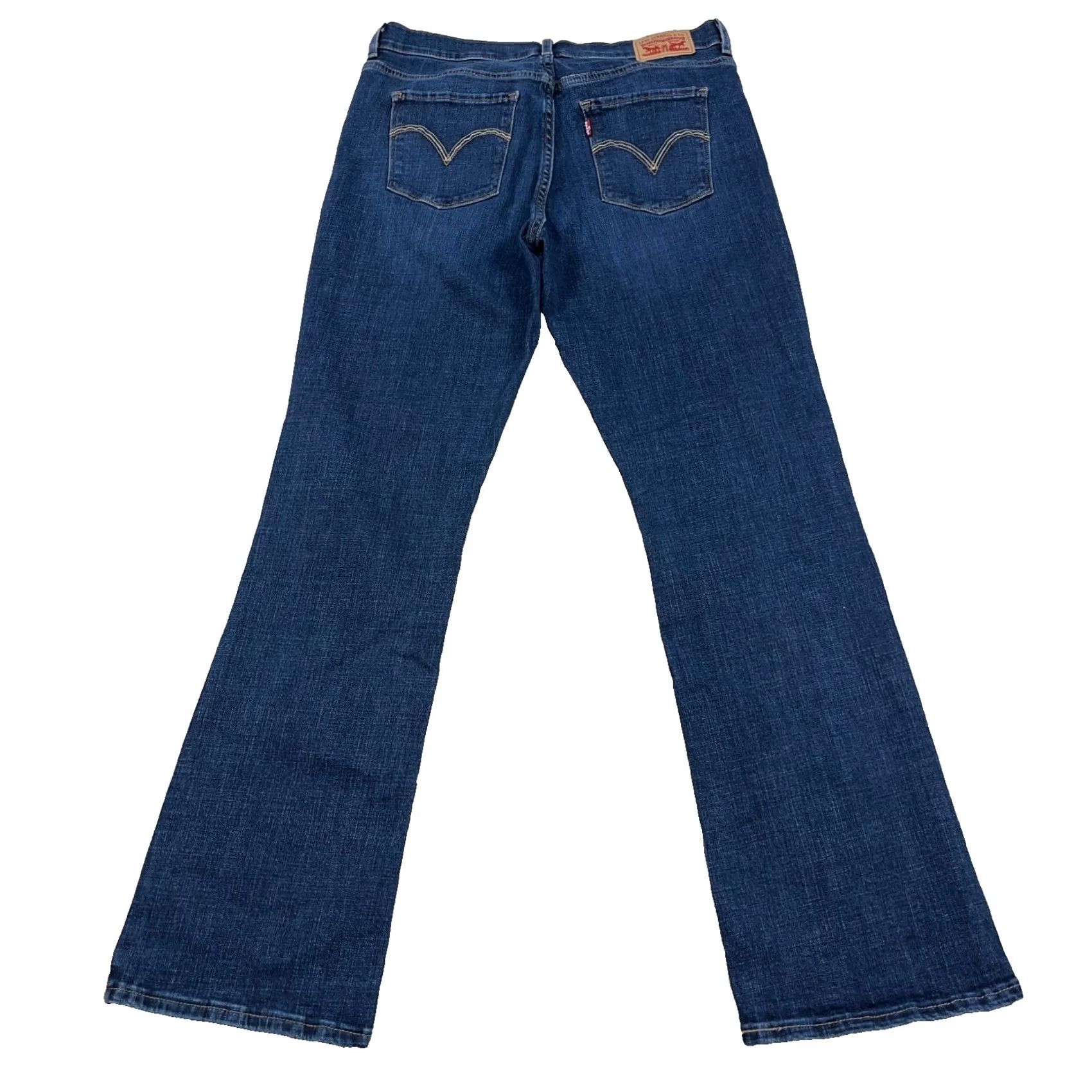 Levi's Levi'S Jeans Women 10 Classic Boot Cut Dark Wash Mid Rise Faded Stretch 30x32 Size 32" / US 10 / IT 46 - 2 Thumbnail