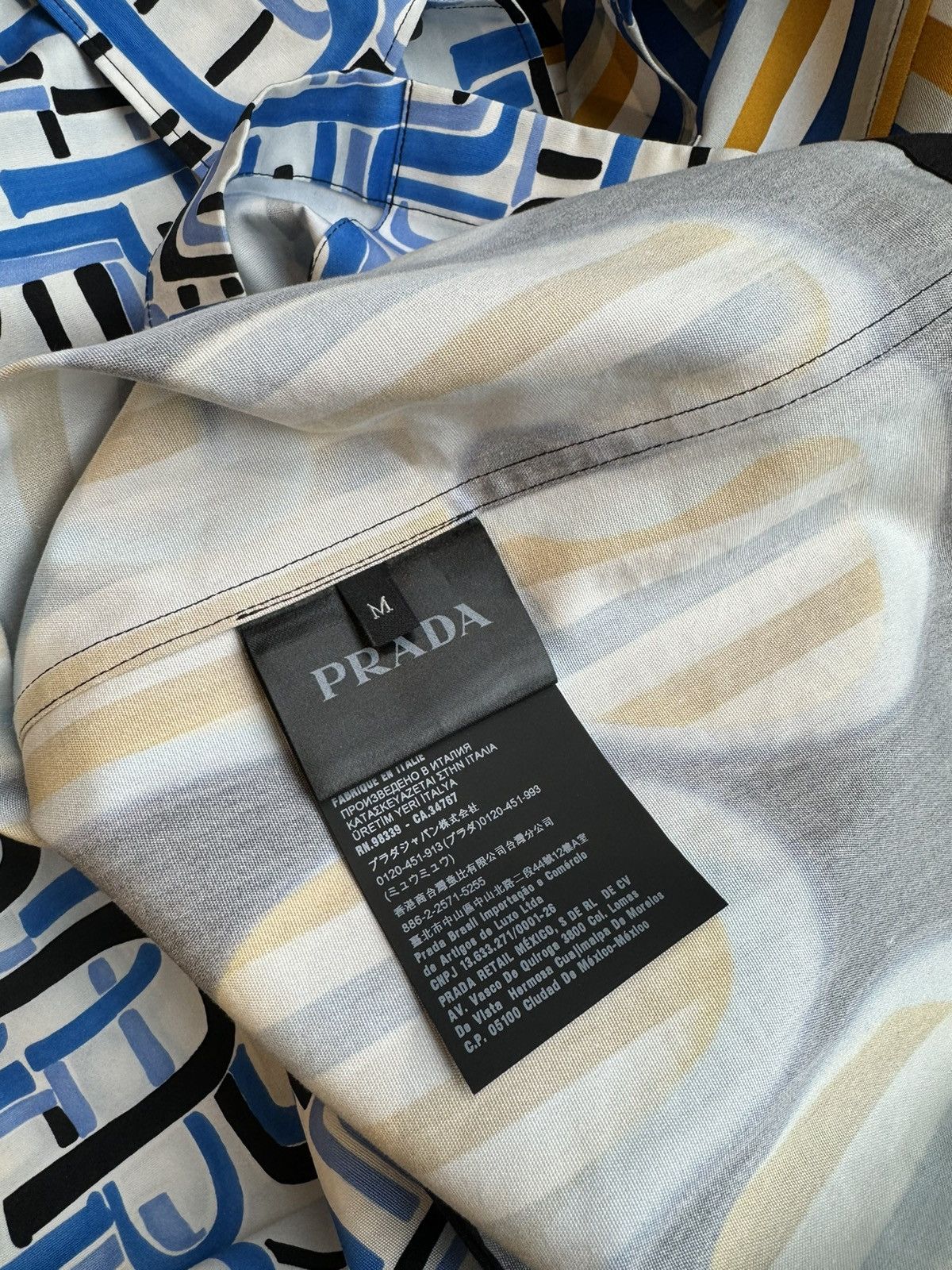 Prada Prada AW18 Flame Double Match Button Up Shirt Size US M / EU 48-50 / 2 - 5 Thumbnail