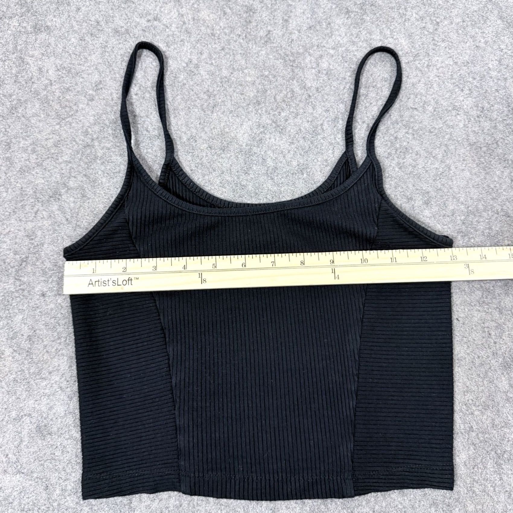 Victoria's Secret Victoria's Secret Tank Top M Black Casual Cropped Ribbed Womens Size M / US 6-8 / IT 42-44 - 7 Thumbnail